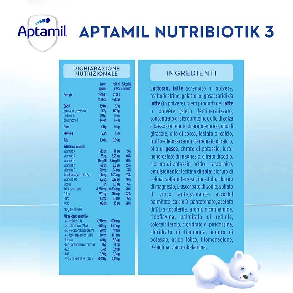 Aptamil Latte di Crescita 3 in polvere 1200 g (2x600 g) - Image 4