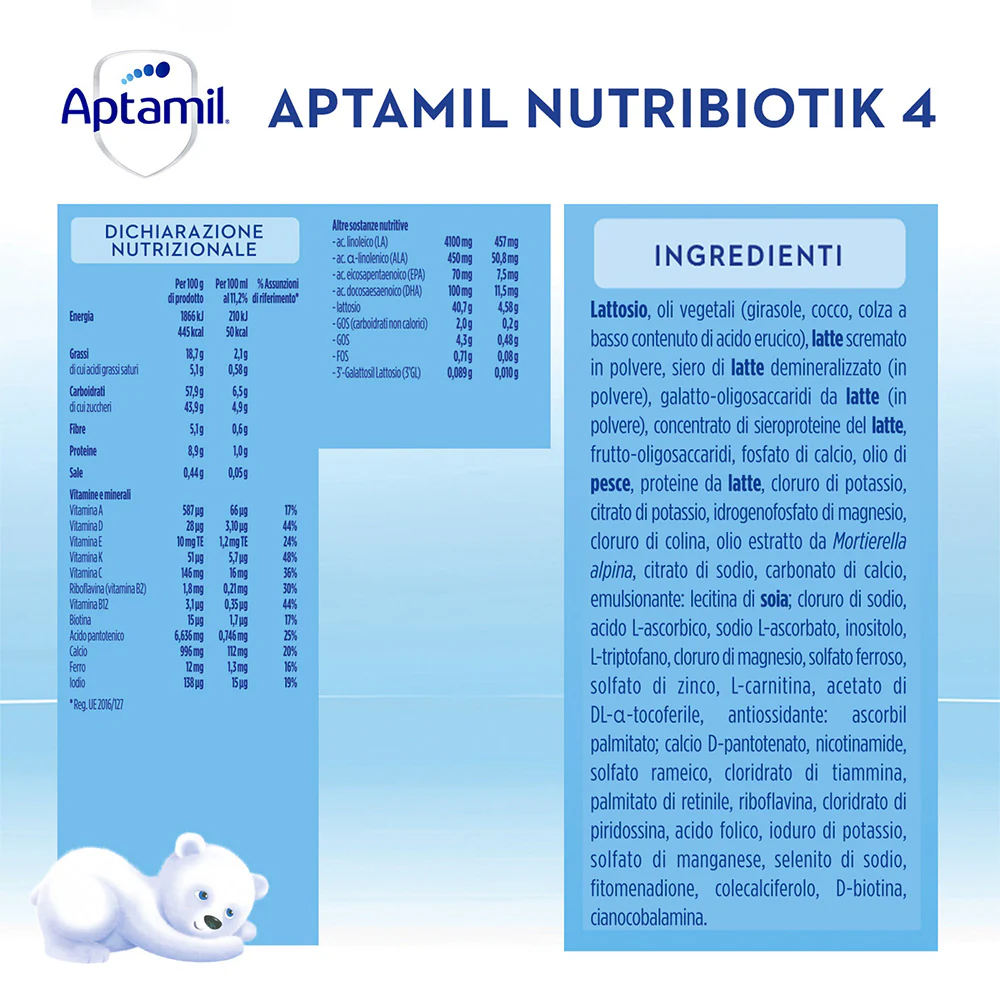 Aptamil Latte di Crescita 4 in polvere 1200 g (2x600 g) - Image 4