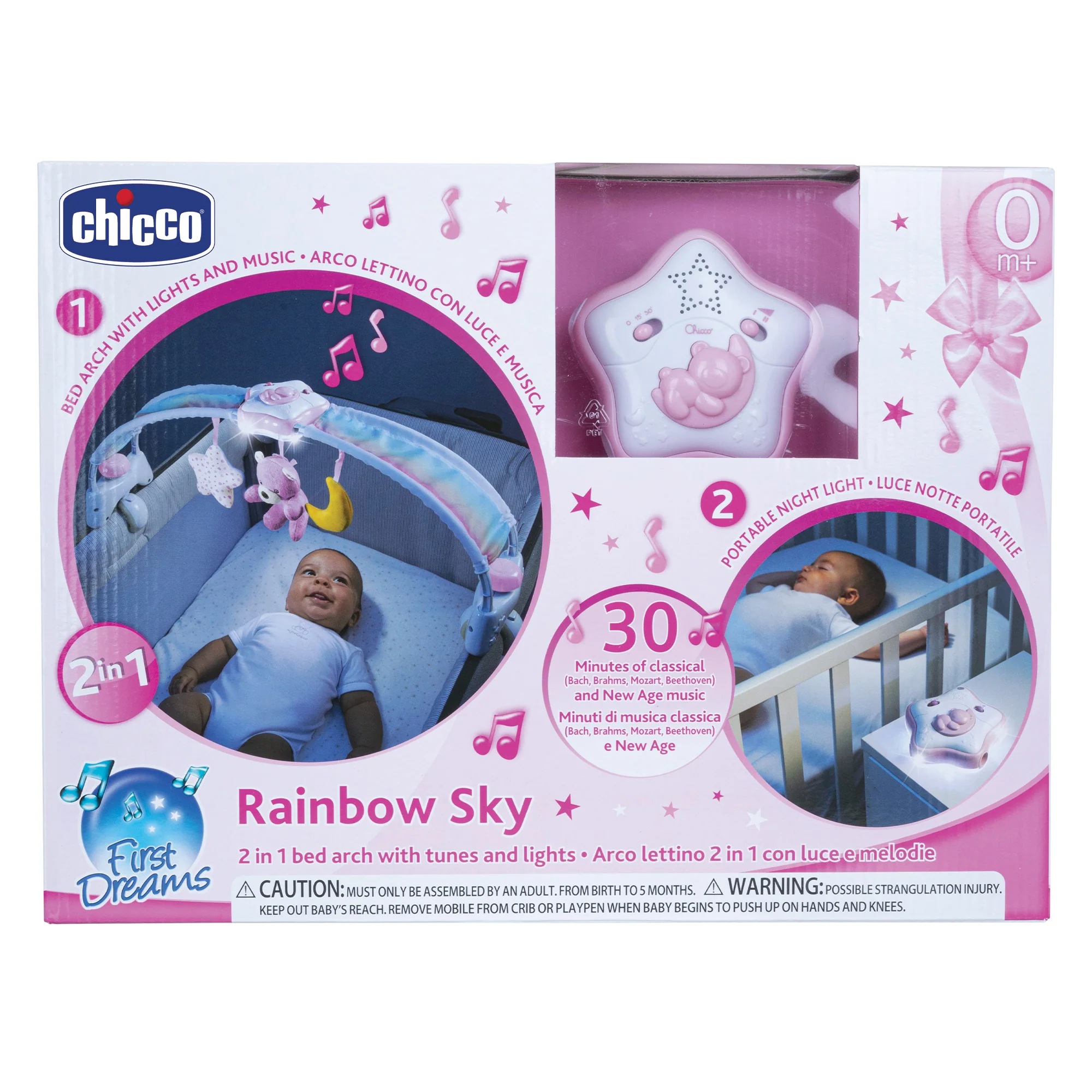 Chicco Arco Lettino First Dreams Rainbow Sky +0m - Image 14