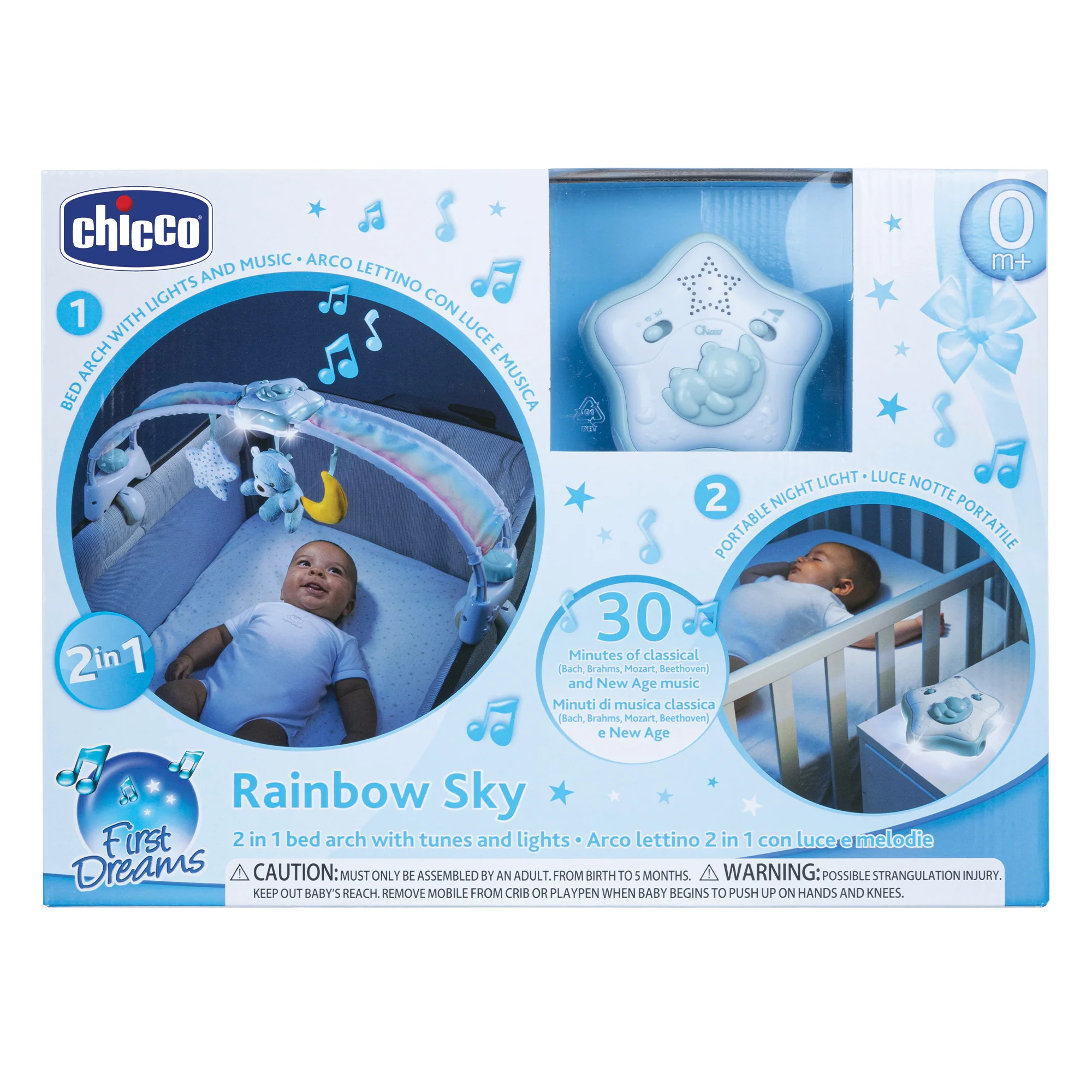 Chicco Arco Lettino First Dreams Rainbow Sky +0m - Image 7