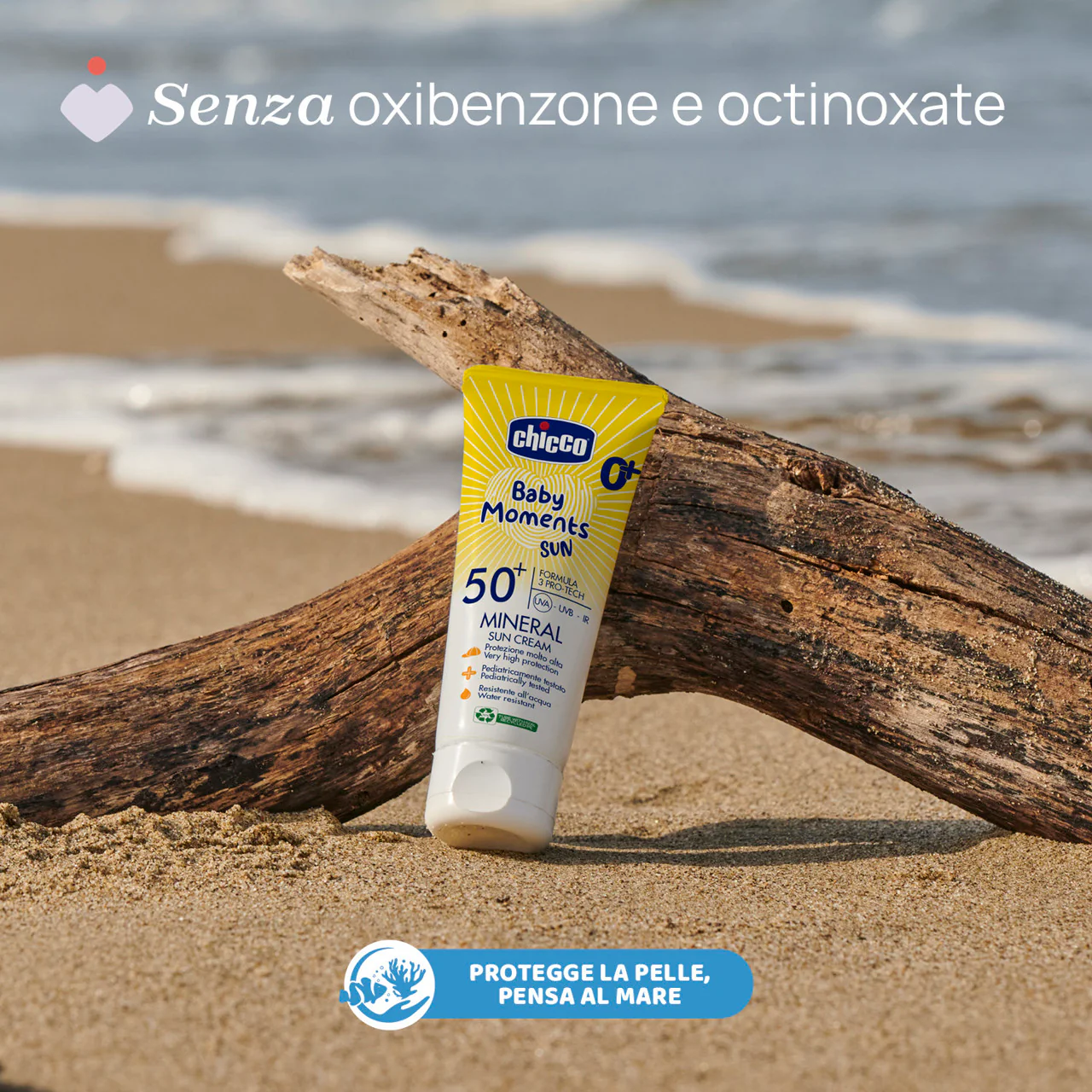Chicco Crema Solare Mineral SPF 50+ Baby Moments Sun 75 ml - Image 7