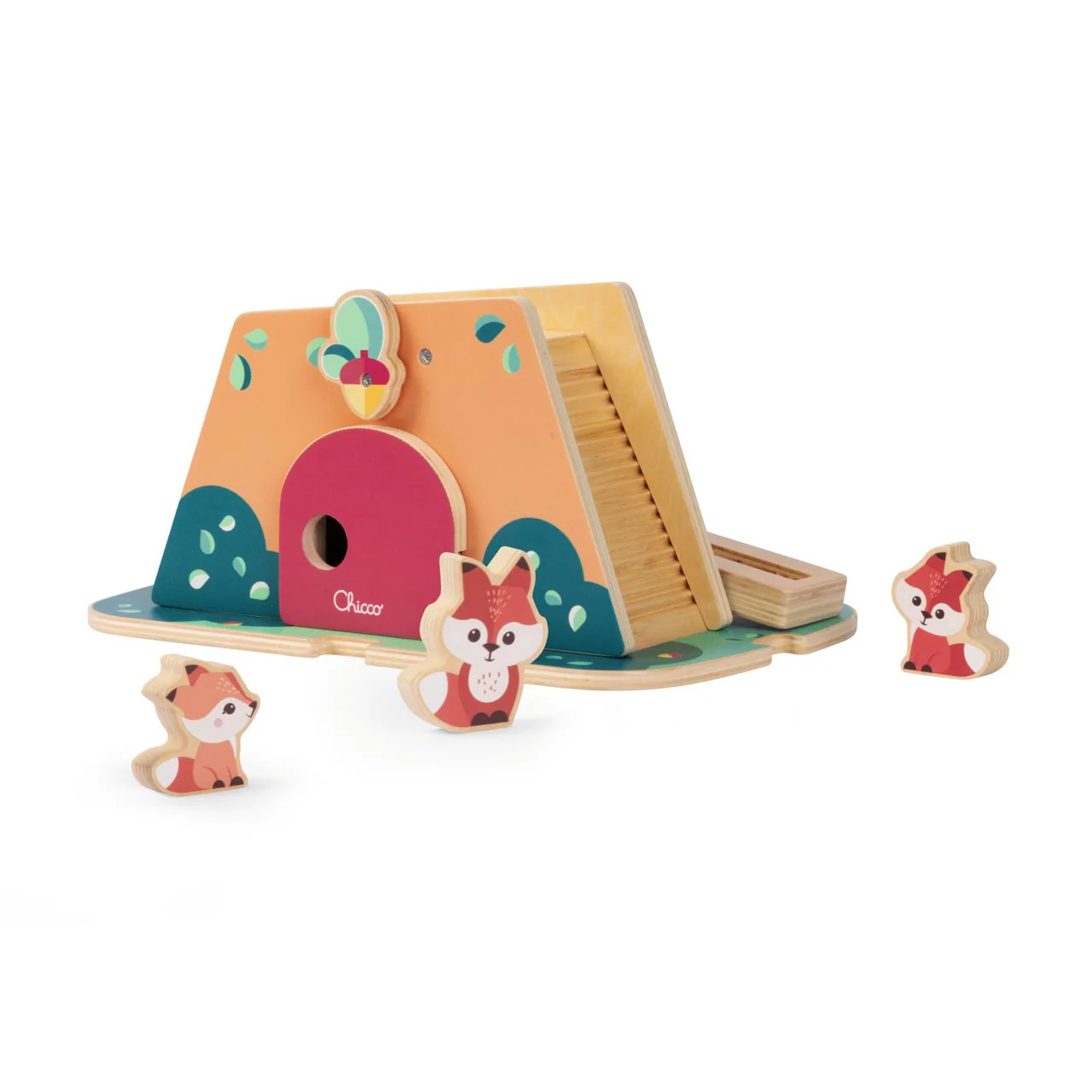 Chicco Playset in legno Tana delle Volpi My Wood Friends +2 anni - Image 3