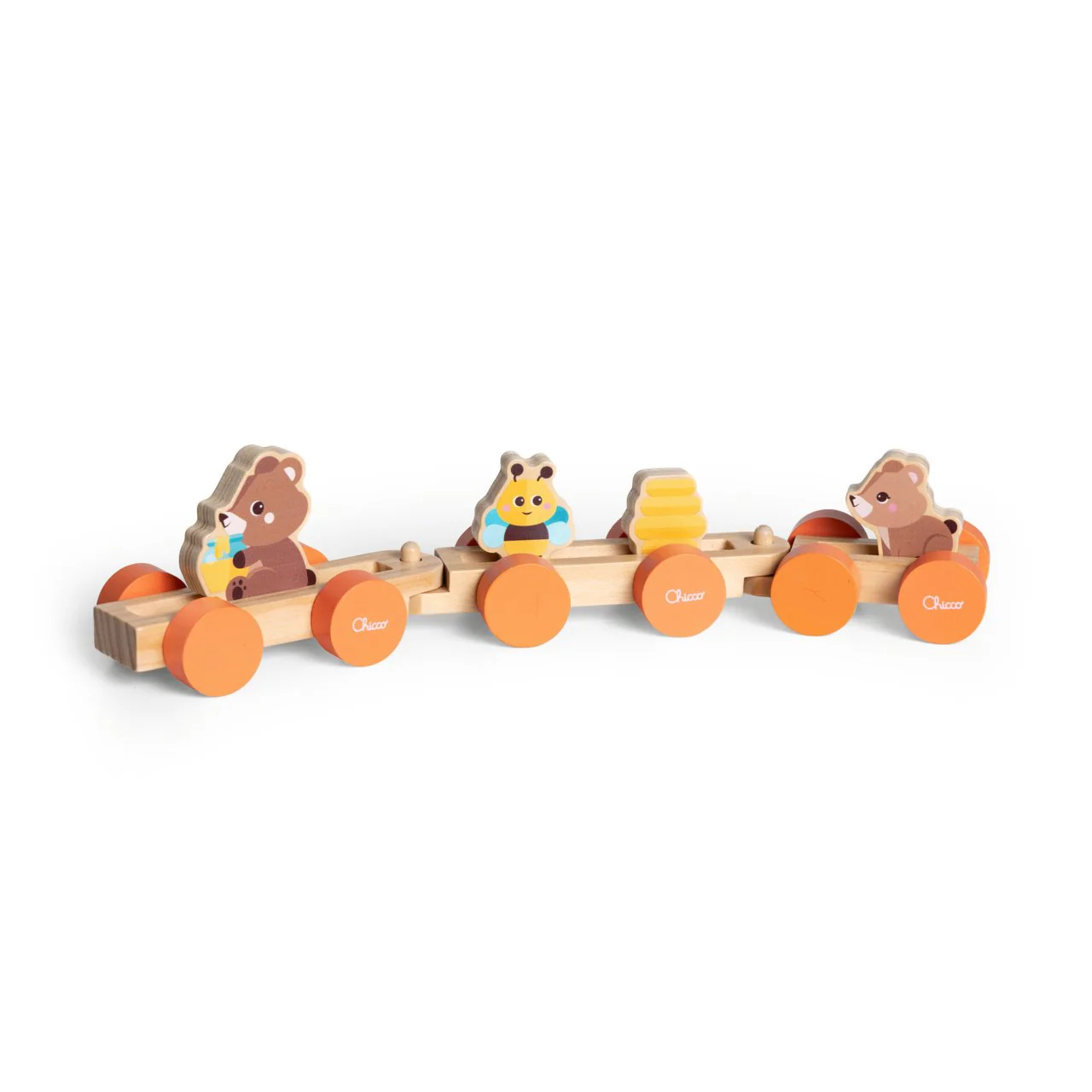 Chicco Playset in legno Treno degli Orsetti My Wood Friends +2 anni - Image 3