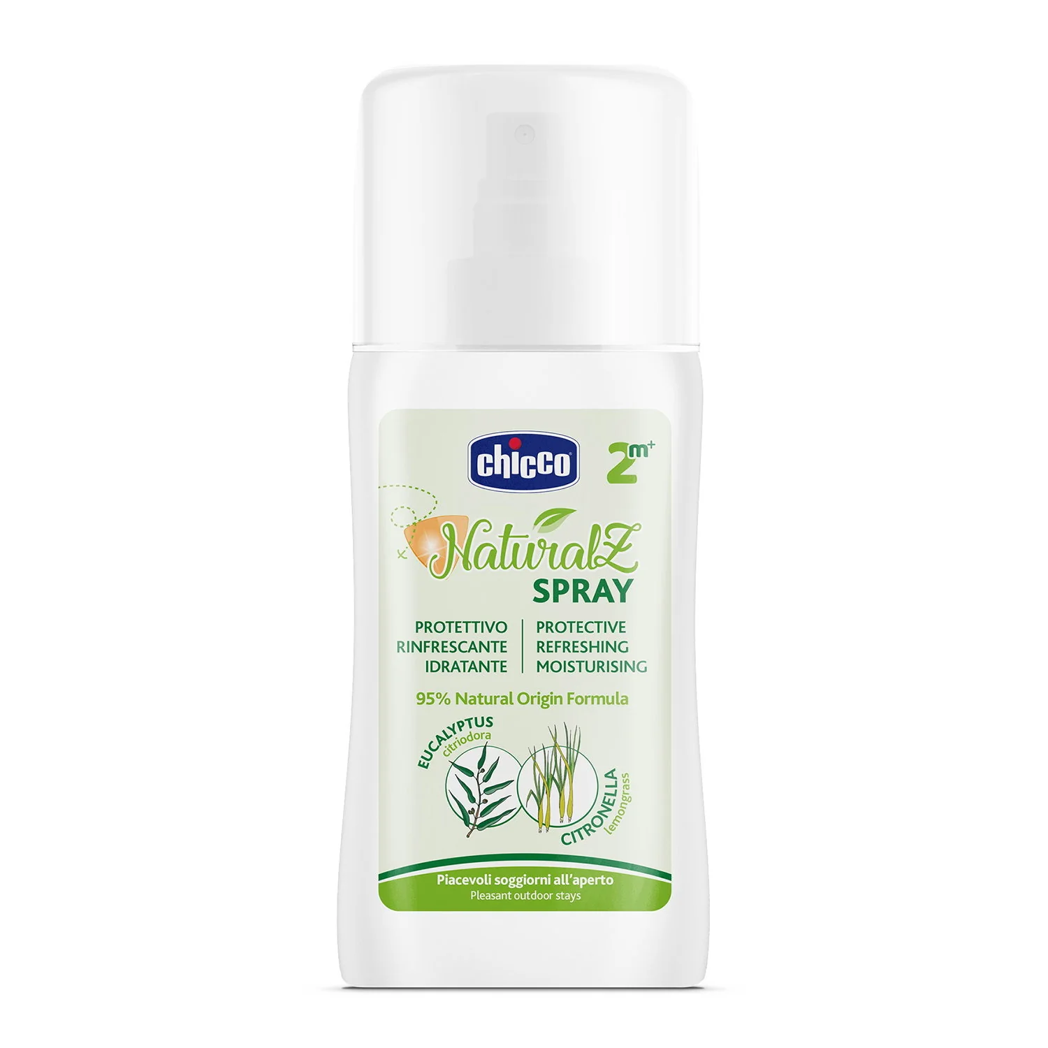 Chicco Spray Antizanzare alla Citronella NaturalZ 100 ml