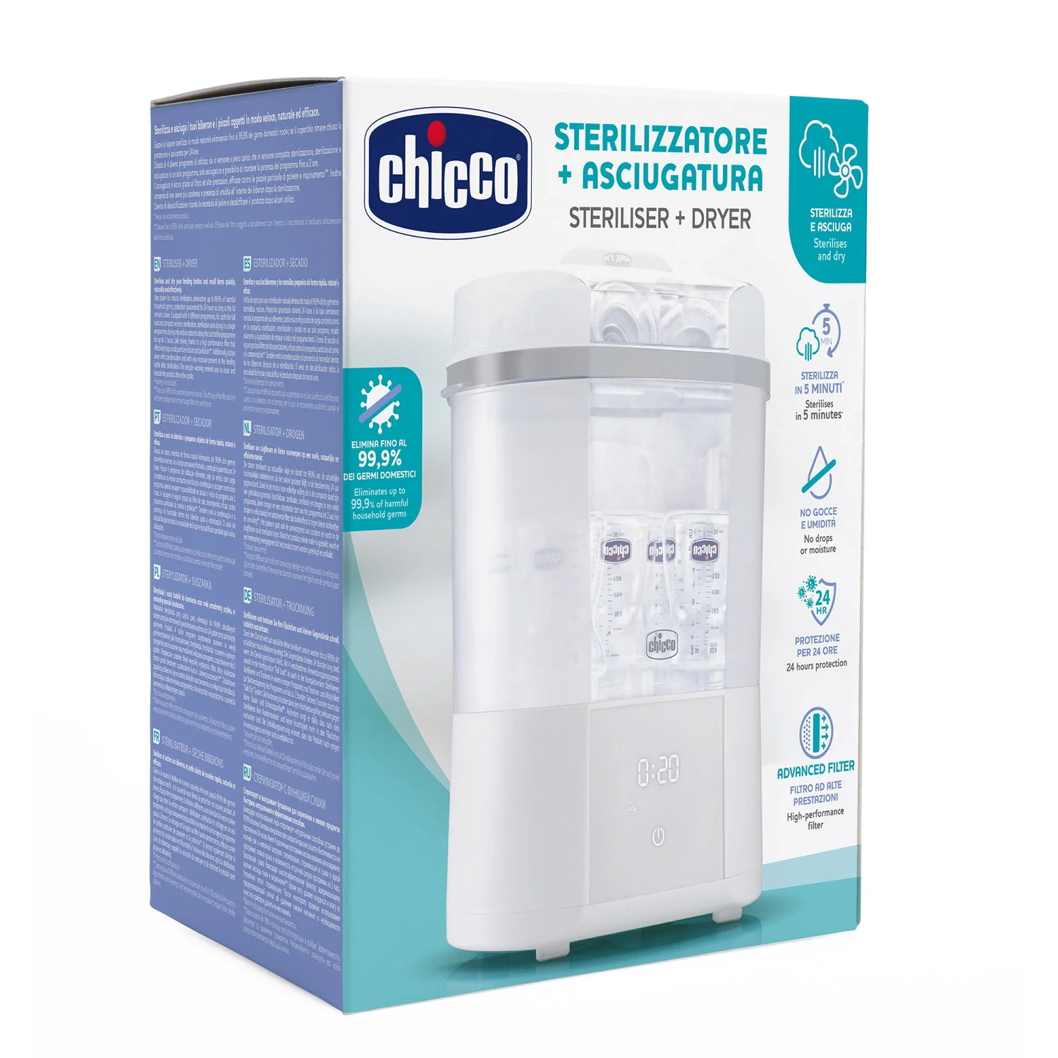 Chicco Sterilizzatore con Asciugatura - Image 3