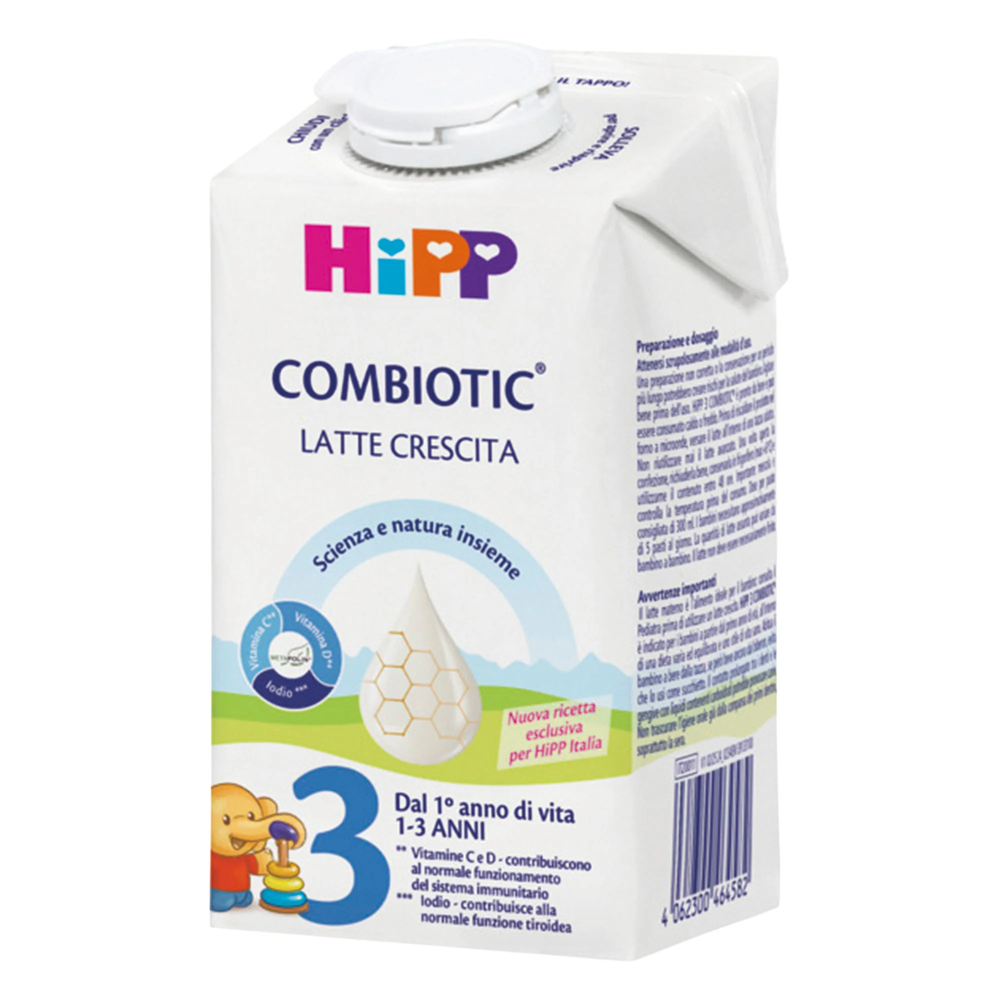 HiPP Latte di Crescita 3 Combiotic liquido 500 ml - Image 3