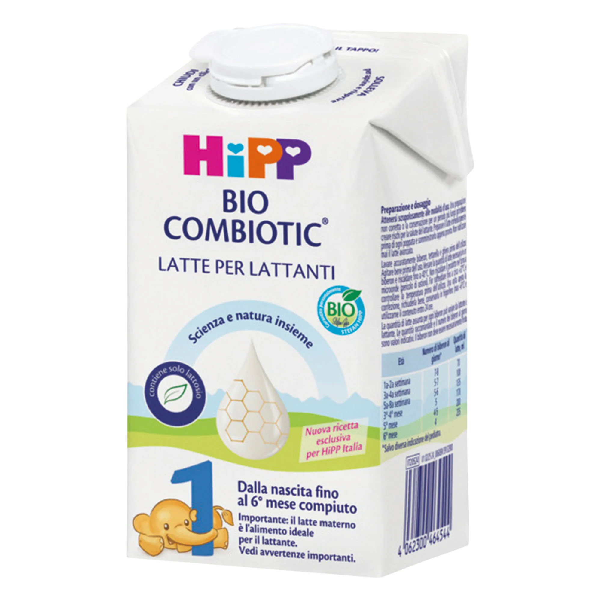 HiPP Latte di Partenza 1 Bio Combiotic liquido 500 ml - Image 3