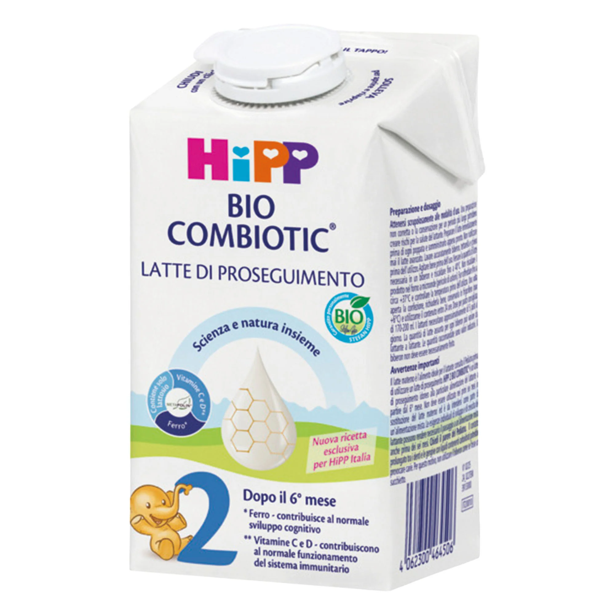 HiPP Latte di Proseguimento 2 Bio Combiotic liquido 500 ml - Image 3