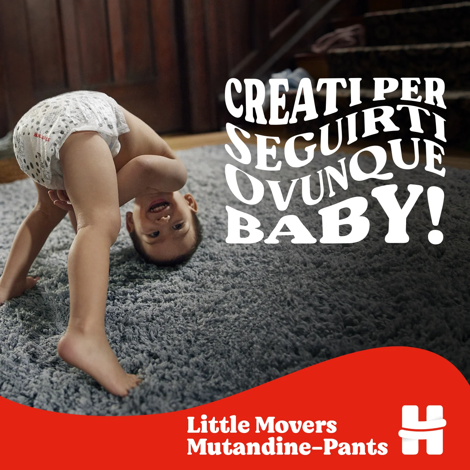 Huggies Mutandine Little Movers Taglia 4 (9-14 kg) Gigapack 120 pezzi - Image 2