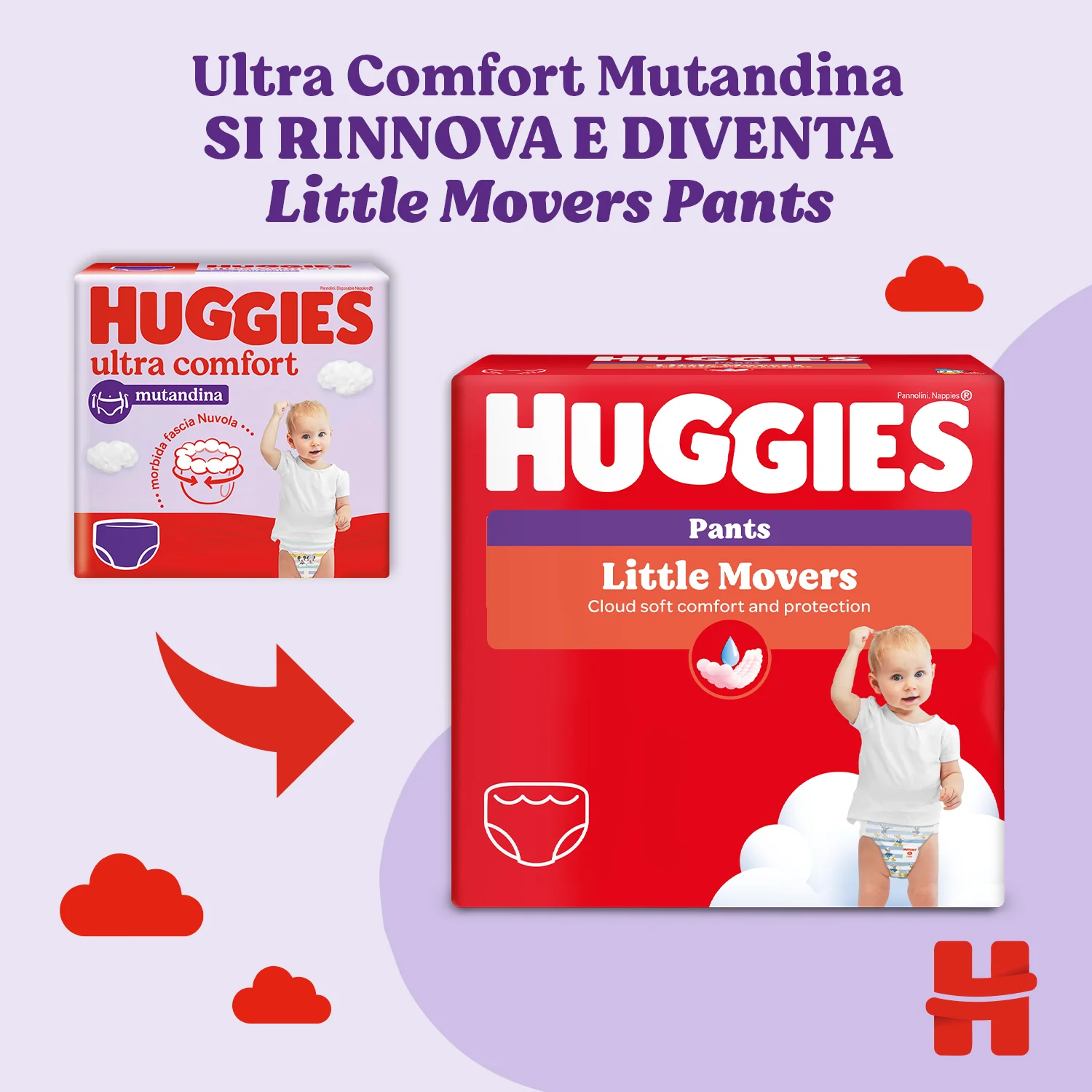 Huggies Mutandine Little Movers Taglia 4 (9-14 kg) Gigapack 120 pezzi - Image 8