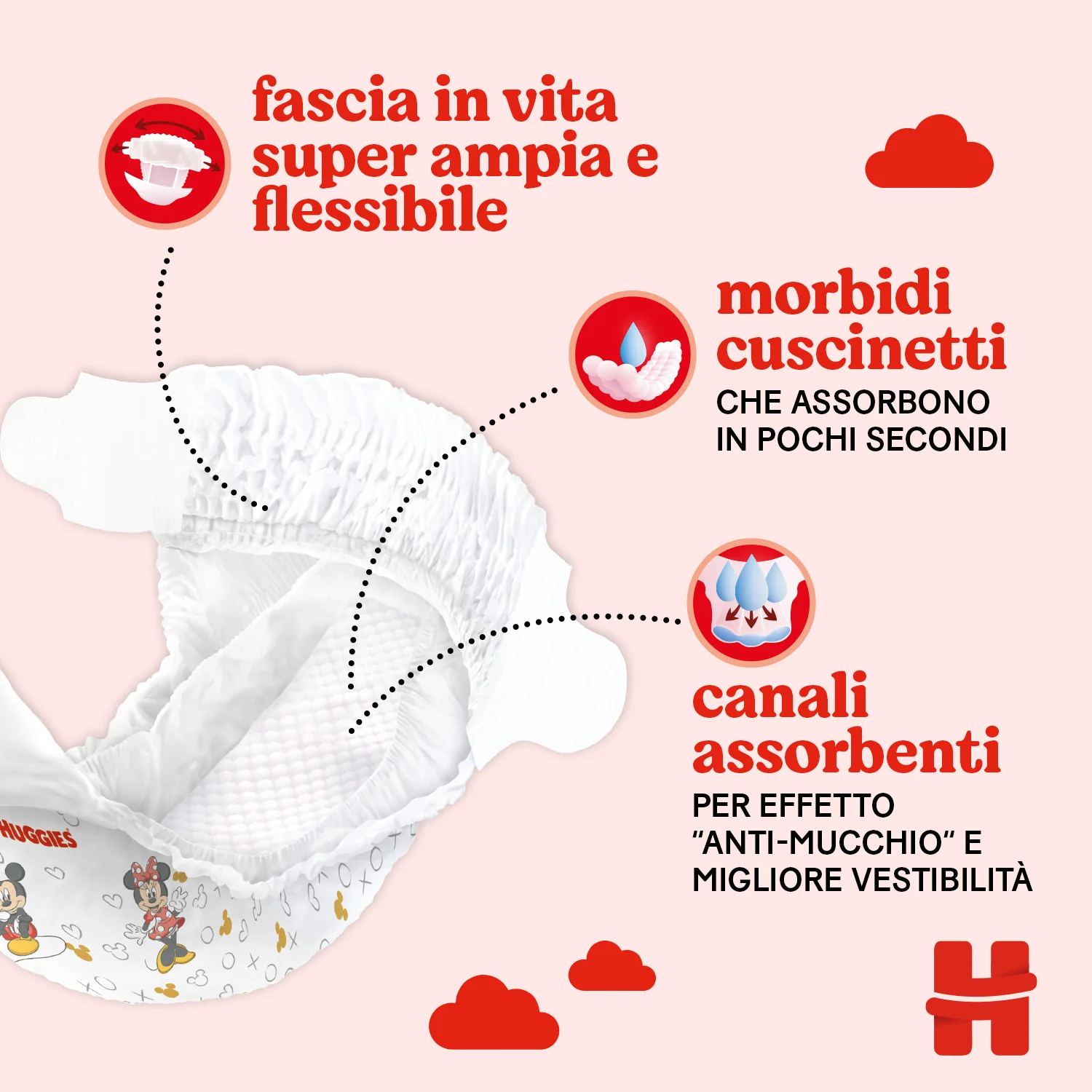 Huggies Pannolini Little Movers Taglia 5 (11-25 kg) Gigapack 126 pezzi - Image 3