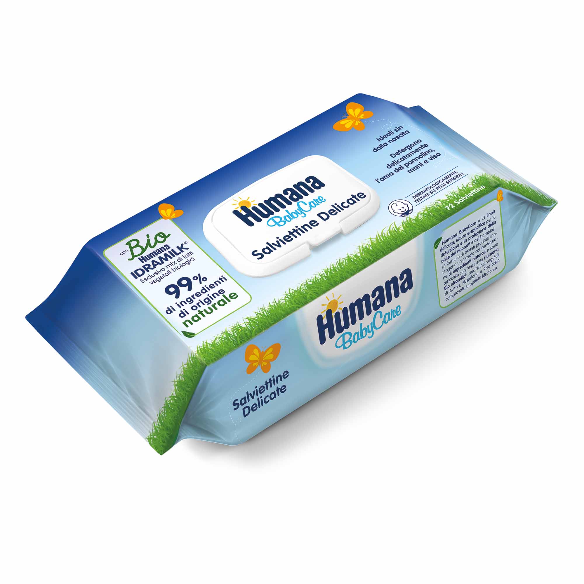 Humana BabyCare Salviette Delicate 72 pezzi