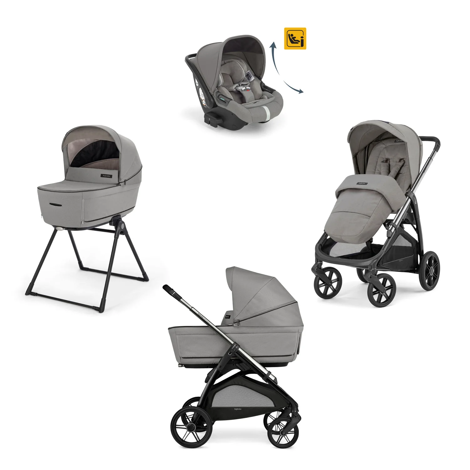 Inglesina Sistema Quattro Aptica Darwin Infant Recline