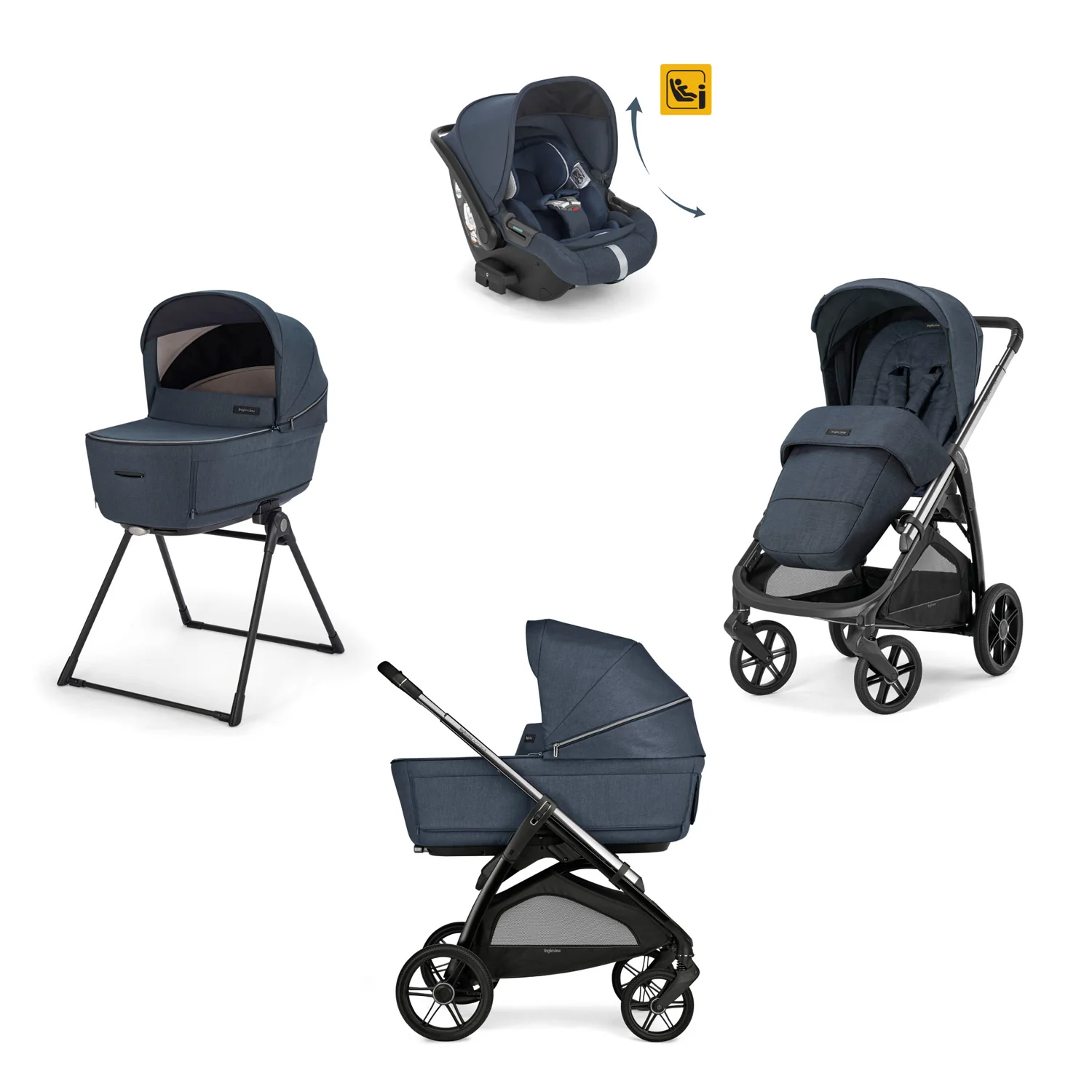 Inglesina Sistema Quattro Aptica Darwin Infant Recline - Image 11