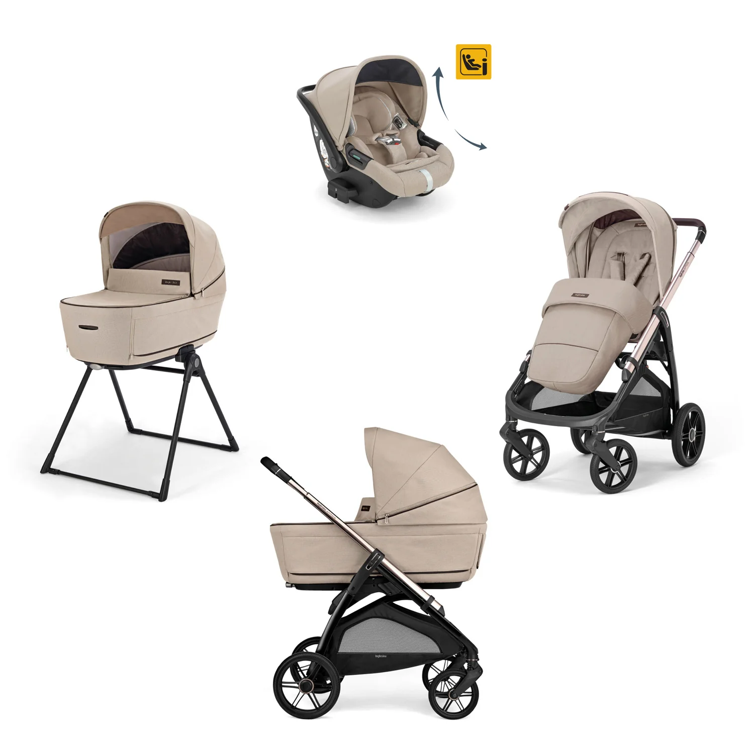 Inglesina Sistema Quattro Aptica Darwin Infant Recline - Image 16