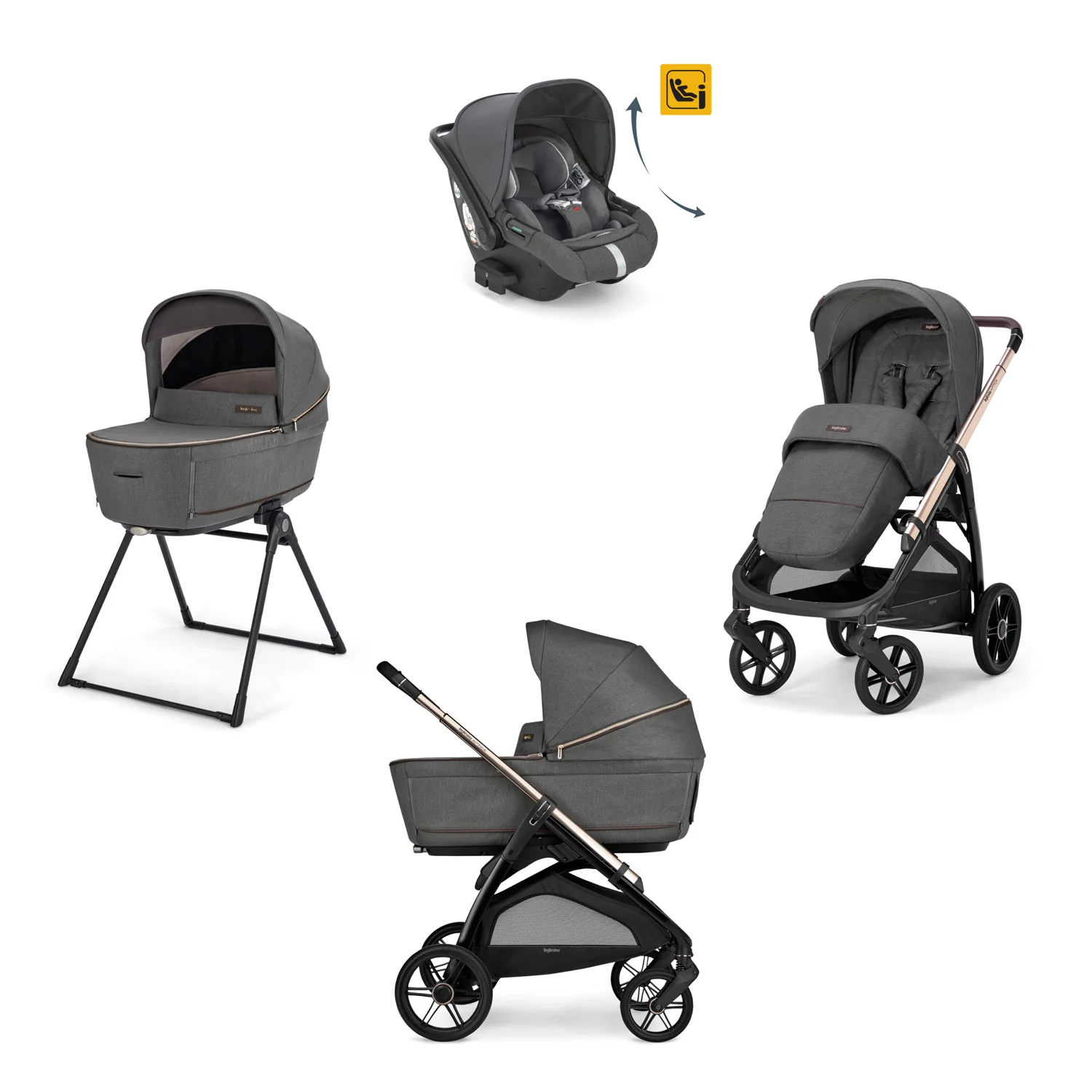 Inglesina Sistema Quattro Aptica Darwin Infant Recline - Image 21