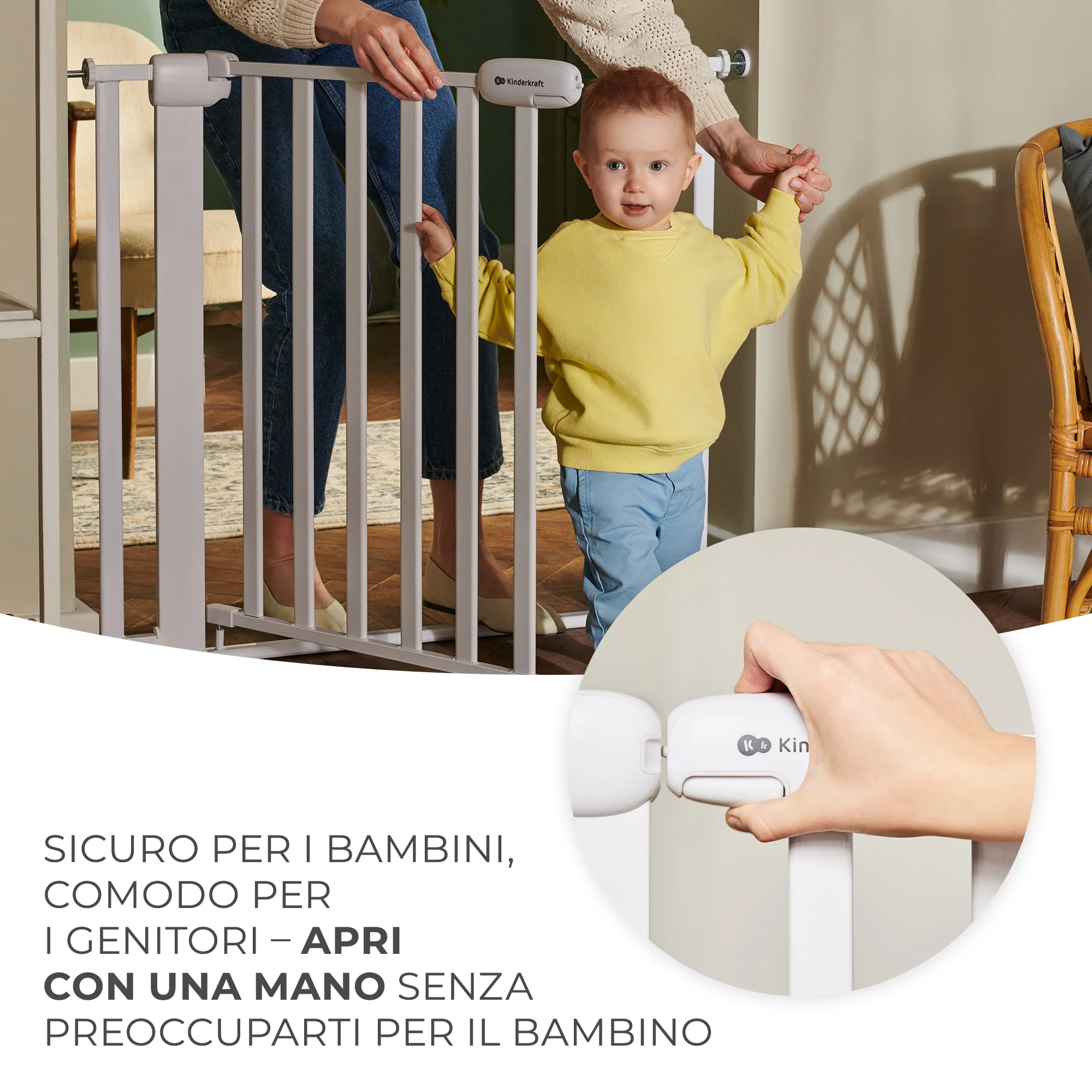 Kinderkraft Cancelletto di Sicurezza Lock&Go - Image 7