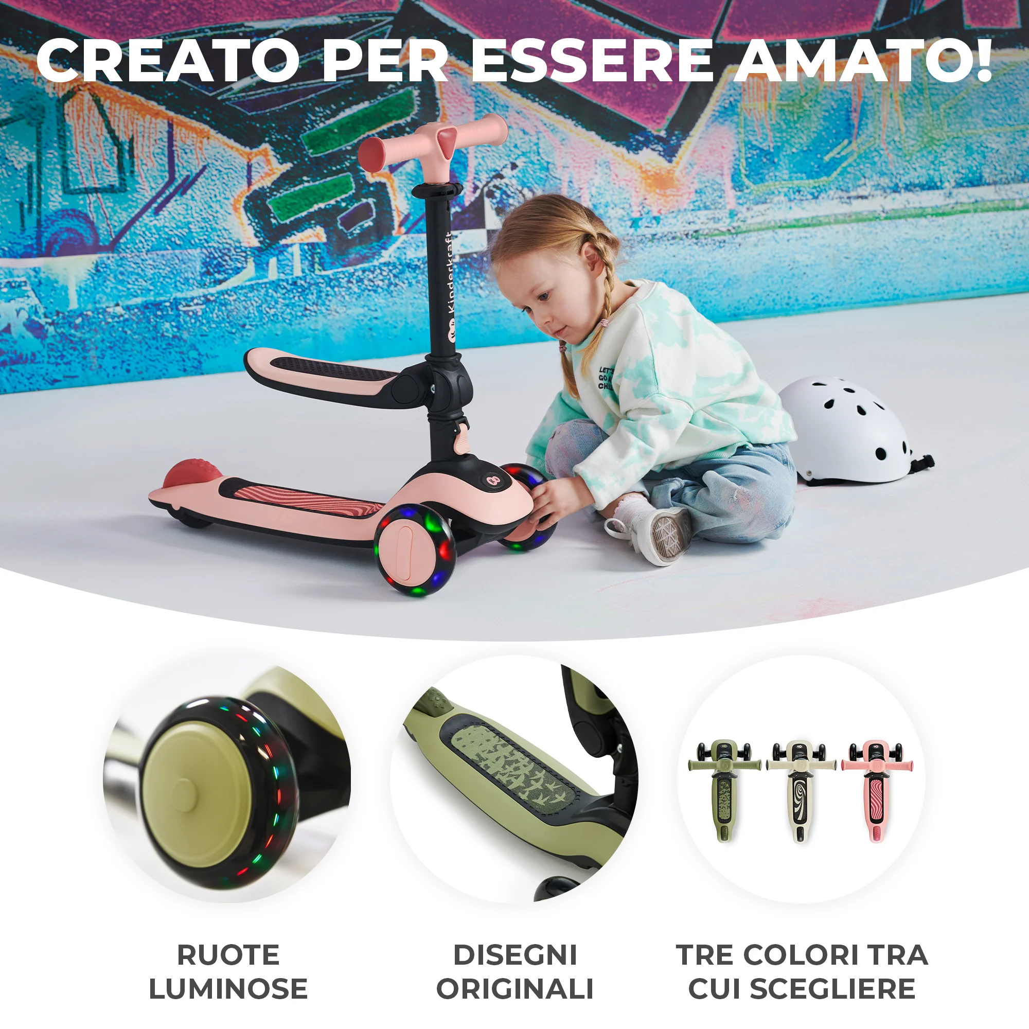 Kinderkraft Monopattino Halley +2 anni - Image 2