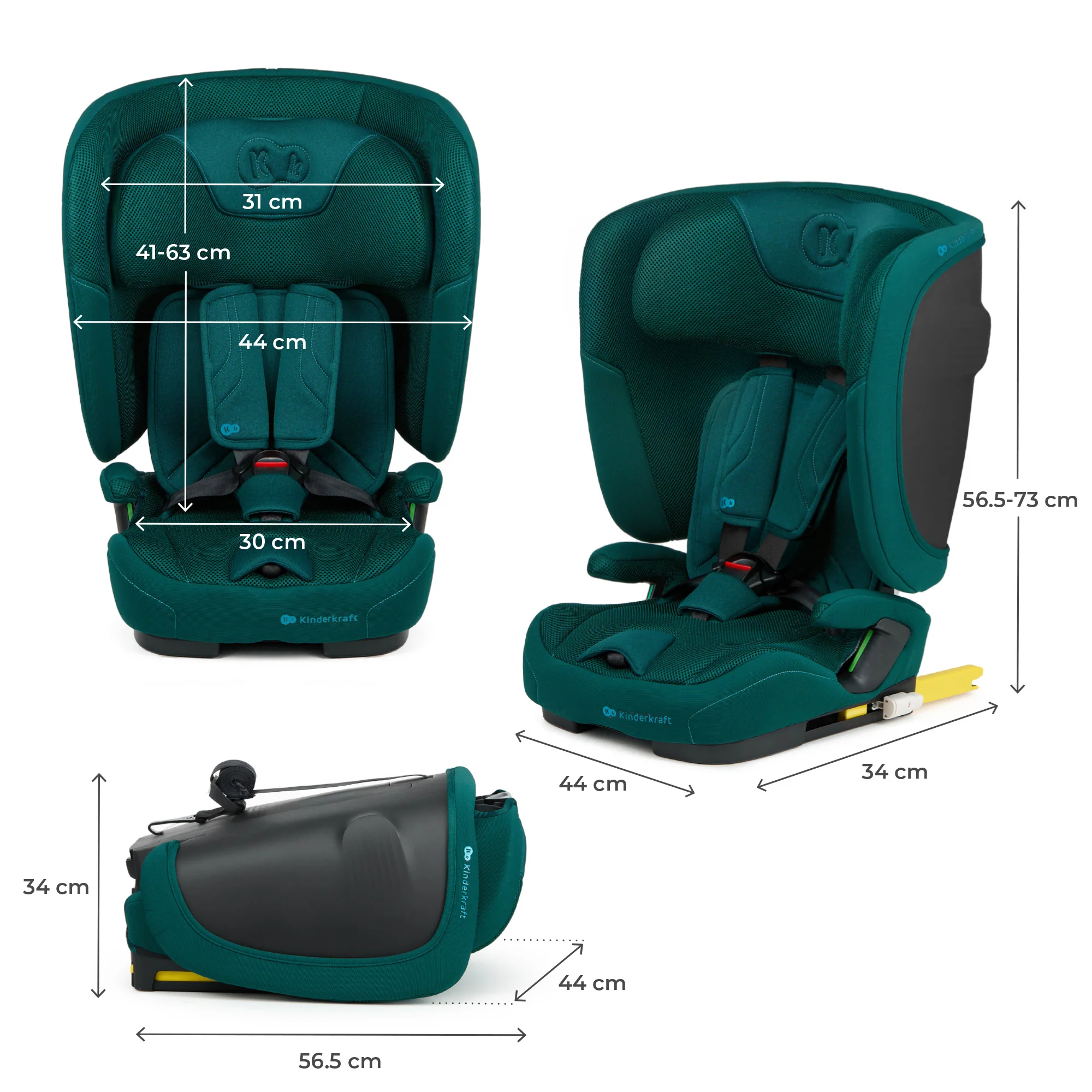 Kinderkraft Seggiolino Auto Fix2Go i-Size 76-150 cm - Image 26