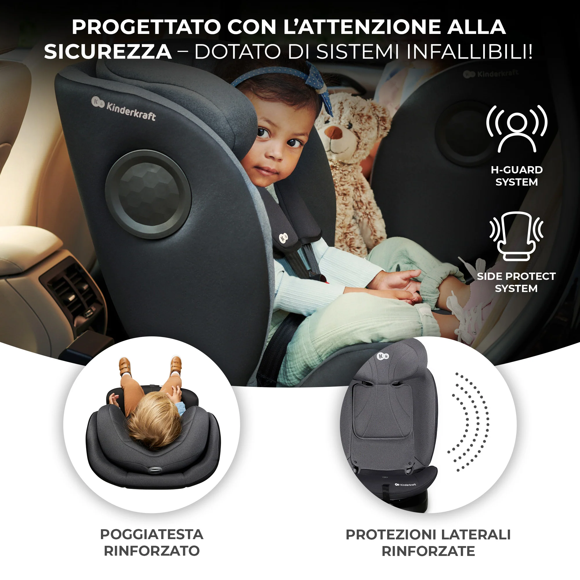 Kinderkraft Seggiolino Auto i-360 i-Size 40-150 cm - Image 20