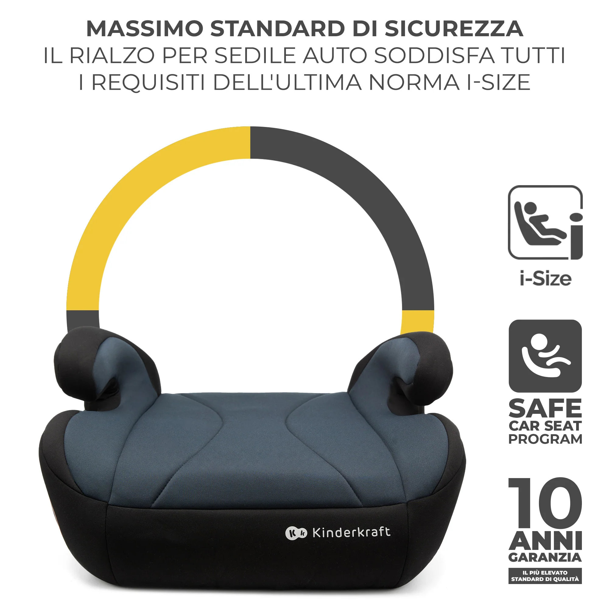 Kinderkraft Seggiolino Auto i-Boost i-Size 135-150 cm - Image 12