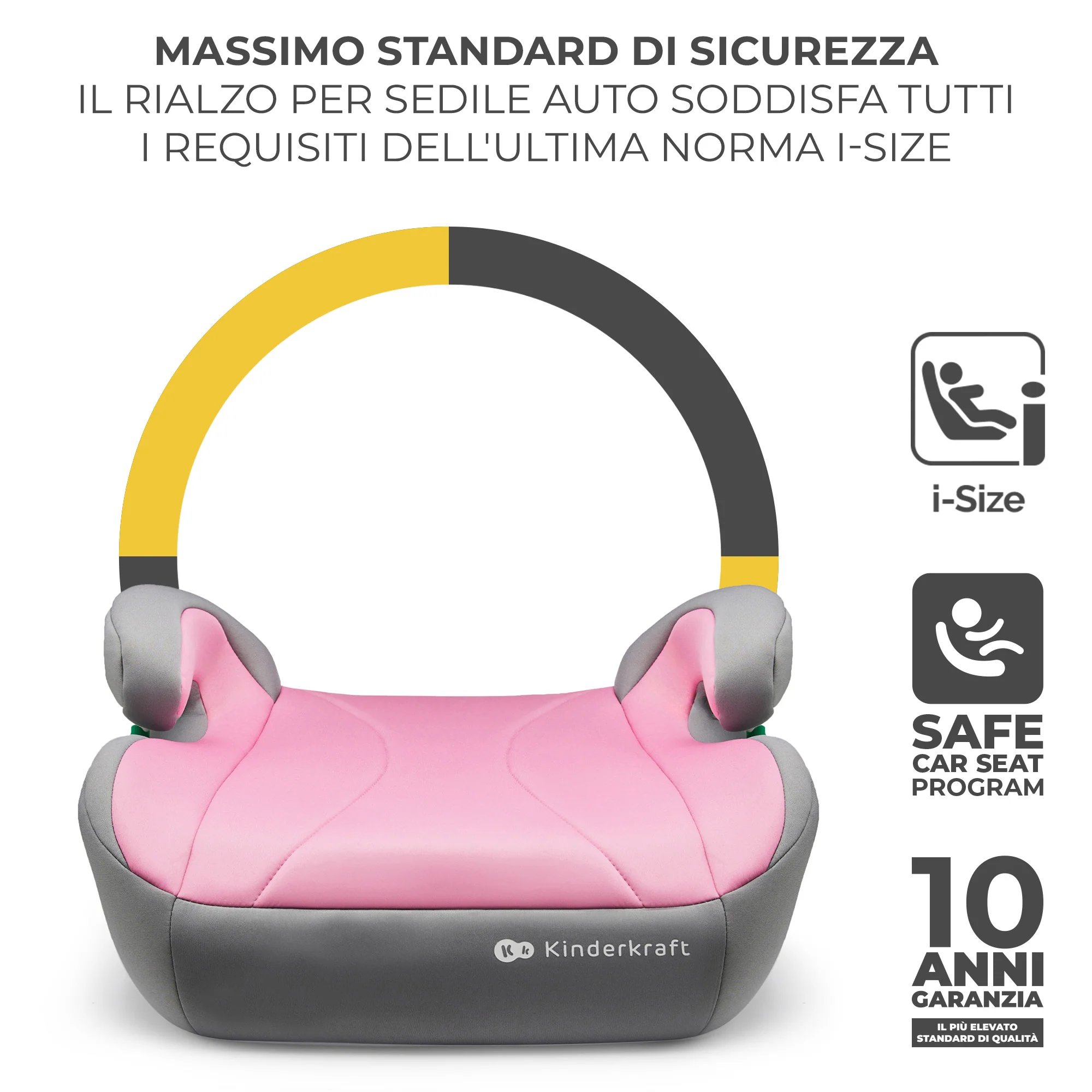 Kinderkraft Seggiolino Auto i-Boost i-Size 135-150 cm - Image 26