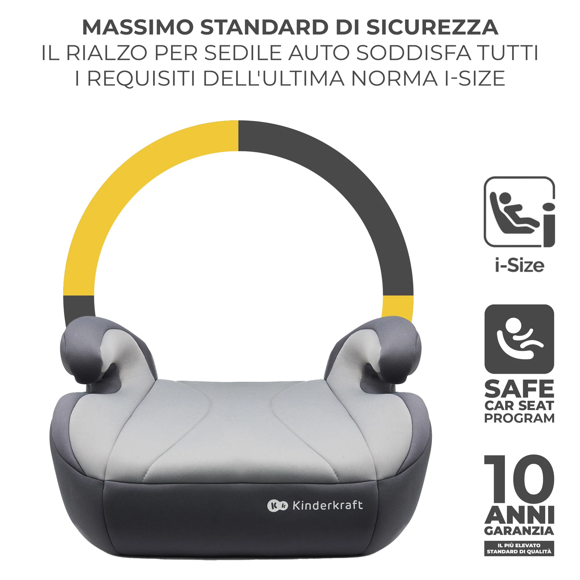 Kinderkraft Seggiolino Auto i-Boost i-Size 135-150 cm - Image 5