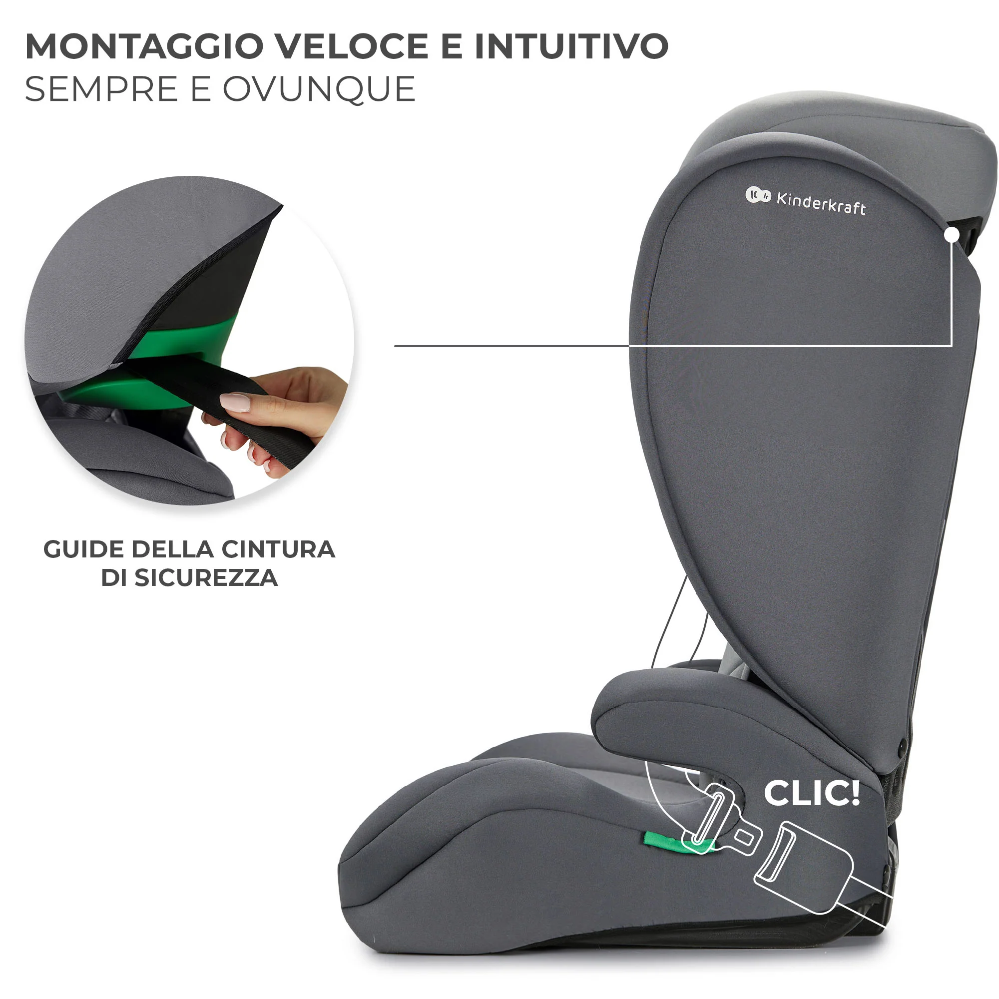 Kinderkraft Seggiolino Auto i-Spark i-Size 100-150 cm - Image 18