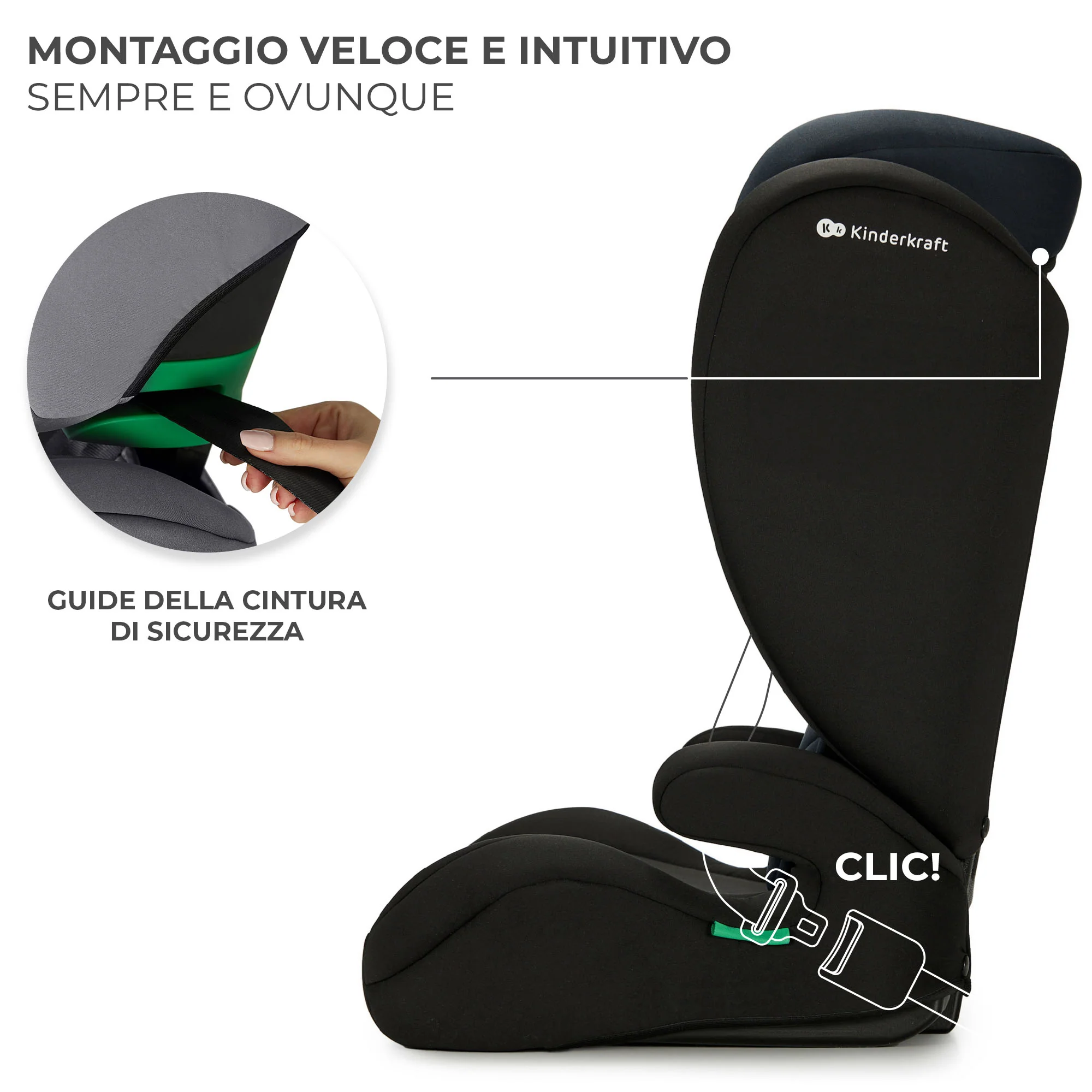 Kinderkraft Seggiolino Auto i-Spark i-Size 100-150 cm - Image 4