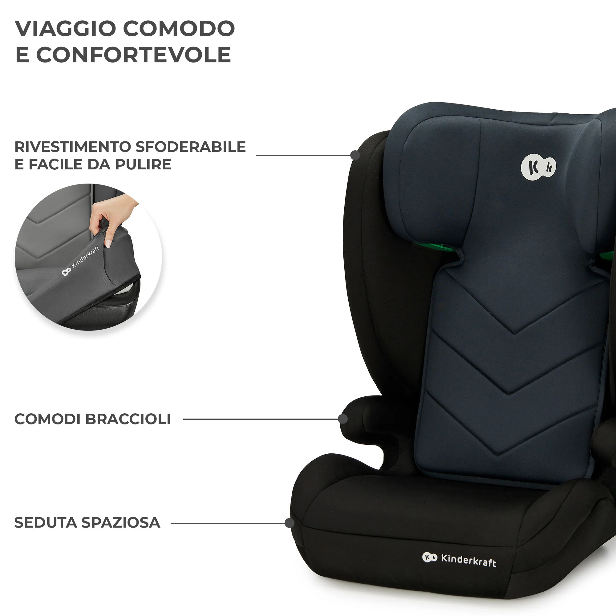 Kinderkraft Seggiolino Auto i-Spark i-Size 100-150 cm - Image 7