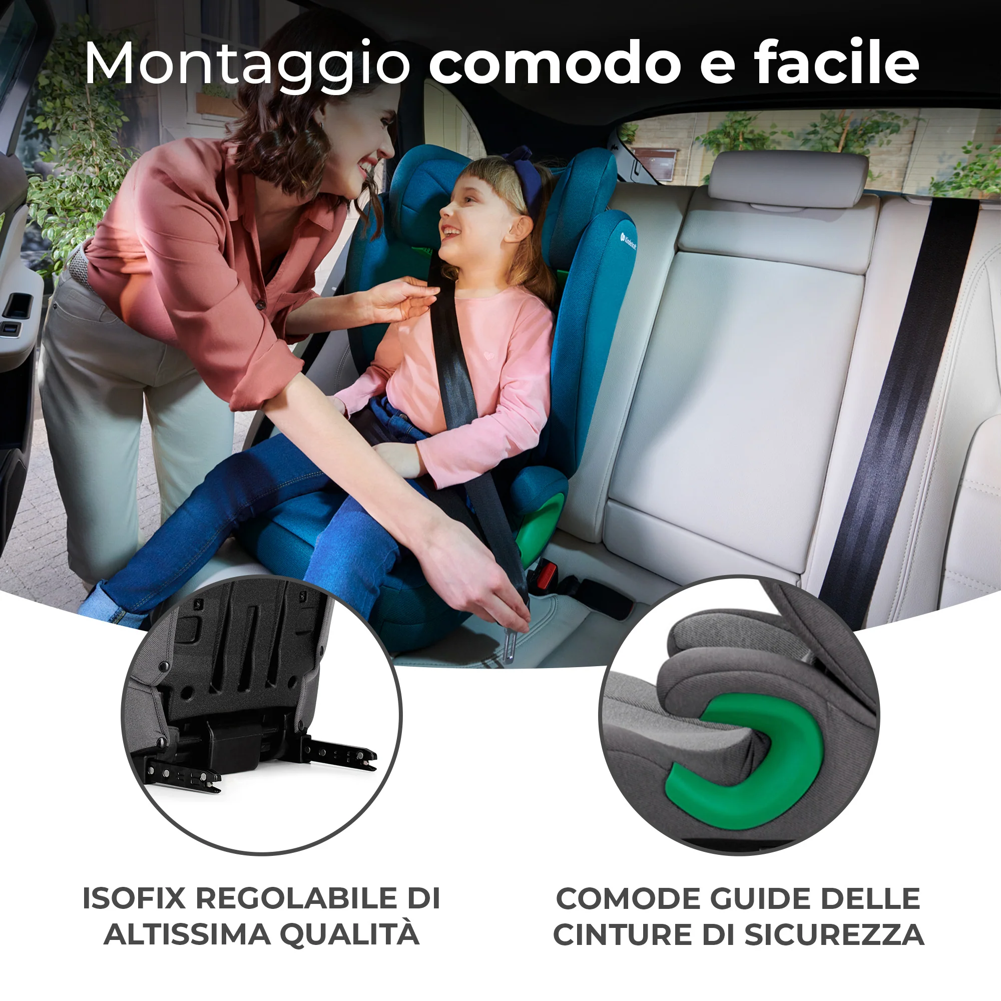 Kinderkraft Seggiolino Auto Junior Fix 2 i-Size 100-150 cm - Image 4