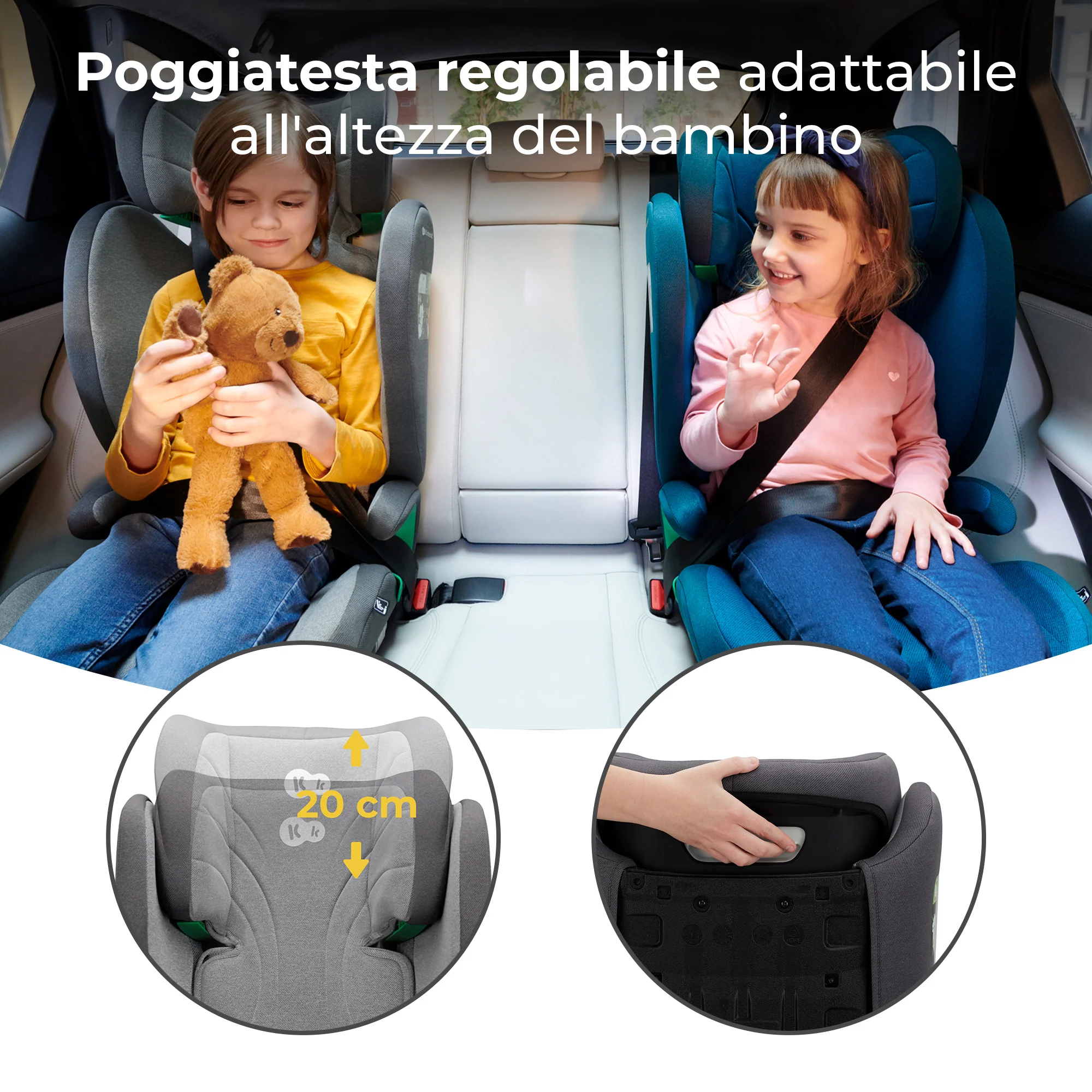 Kinderkraft Seggiolino Auto Junior Fix 2 i-Size 100-150 cm - Image 5