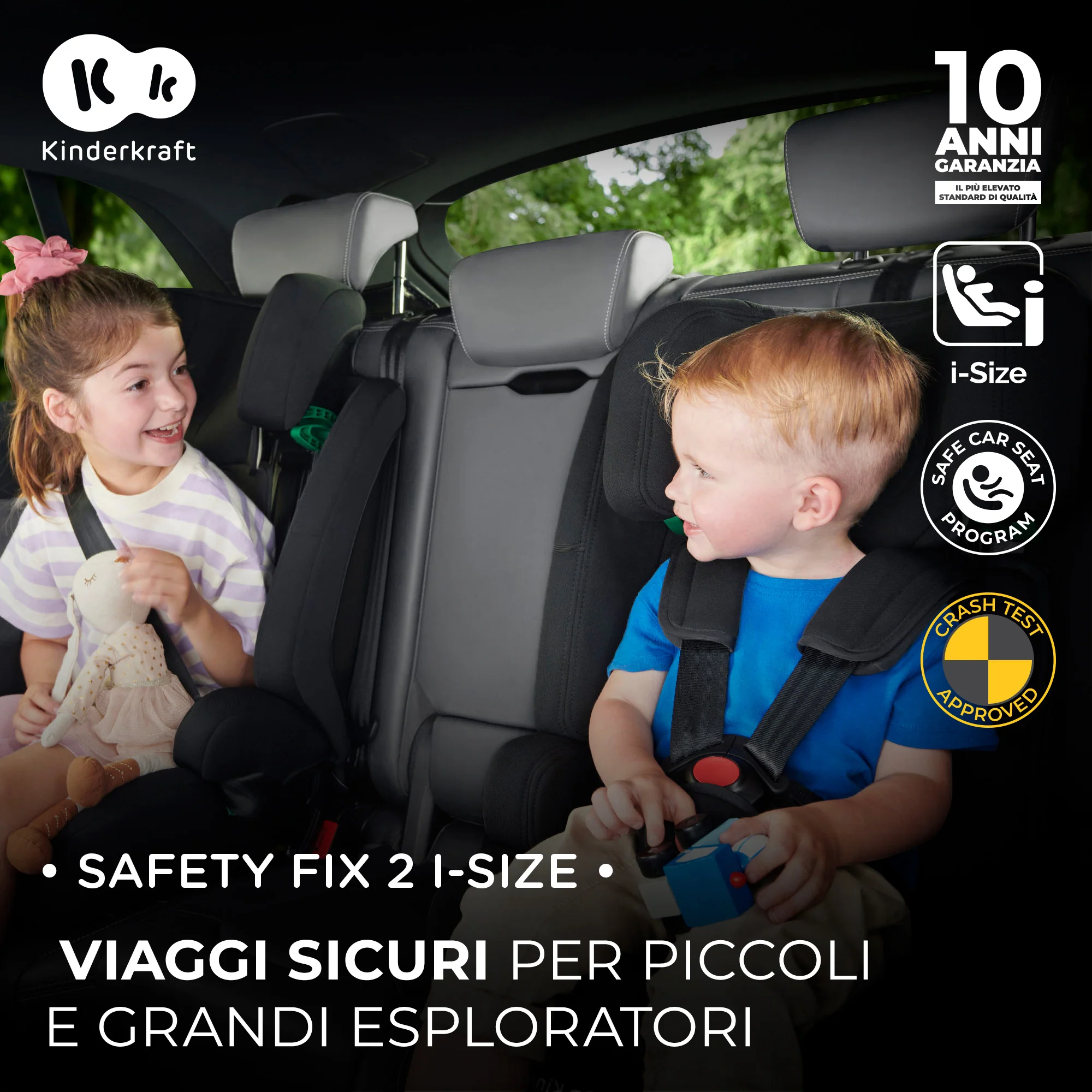 Kinderkraft Seggiolino Auto Safety Fix 2 i-Size 76-150 cm - Image 10