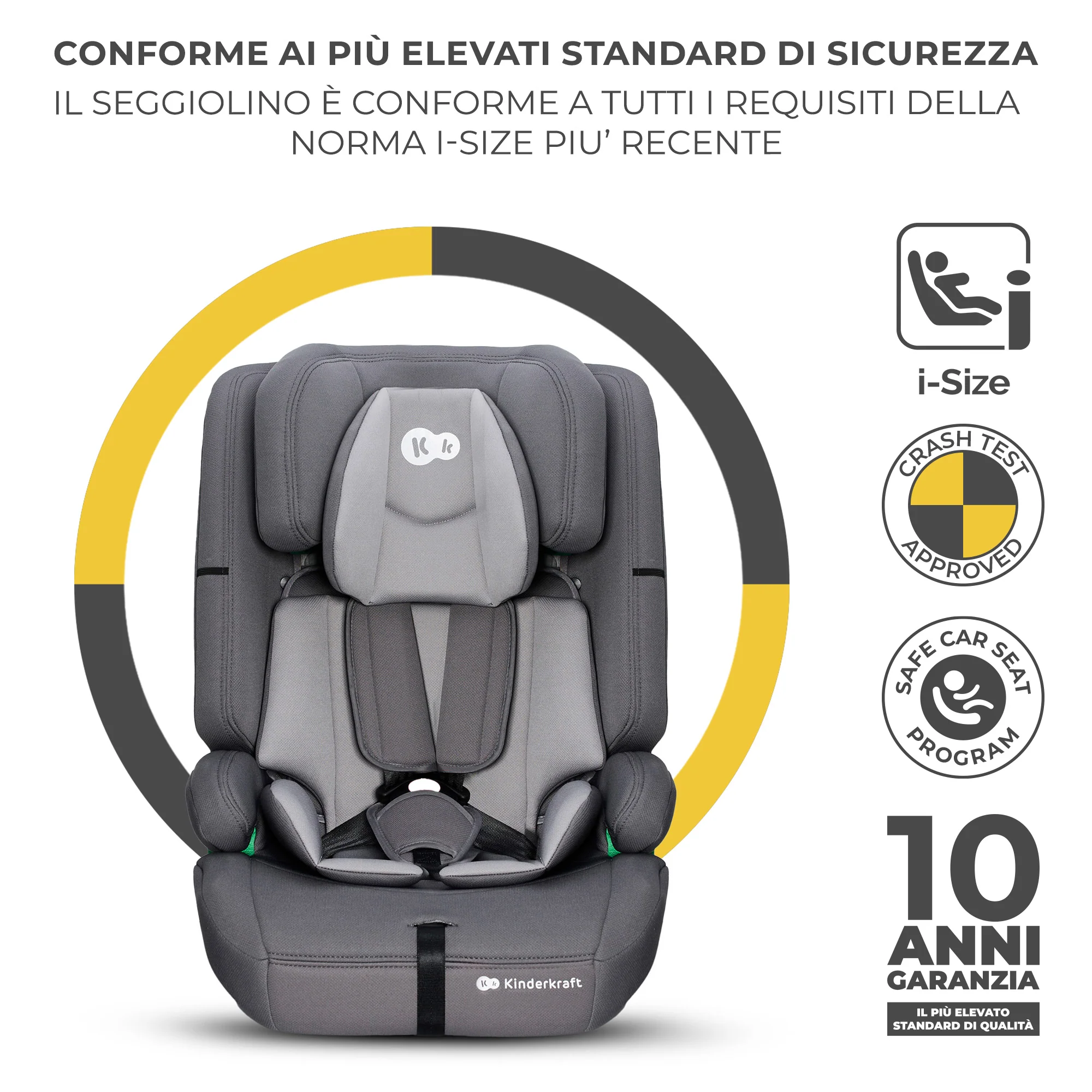 Kinderkraft Seggiolino Auto Safety Fix 2 i-Size 76-150 cm - Image 17