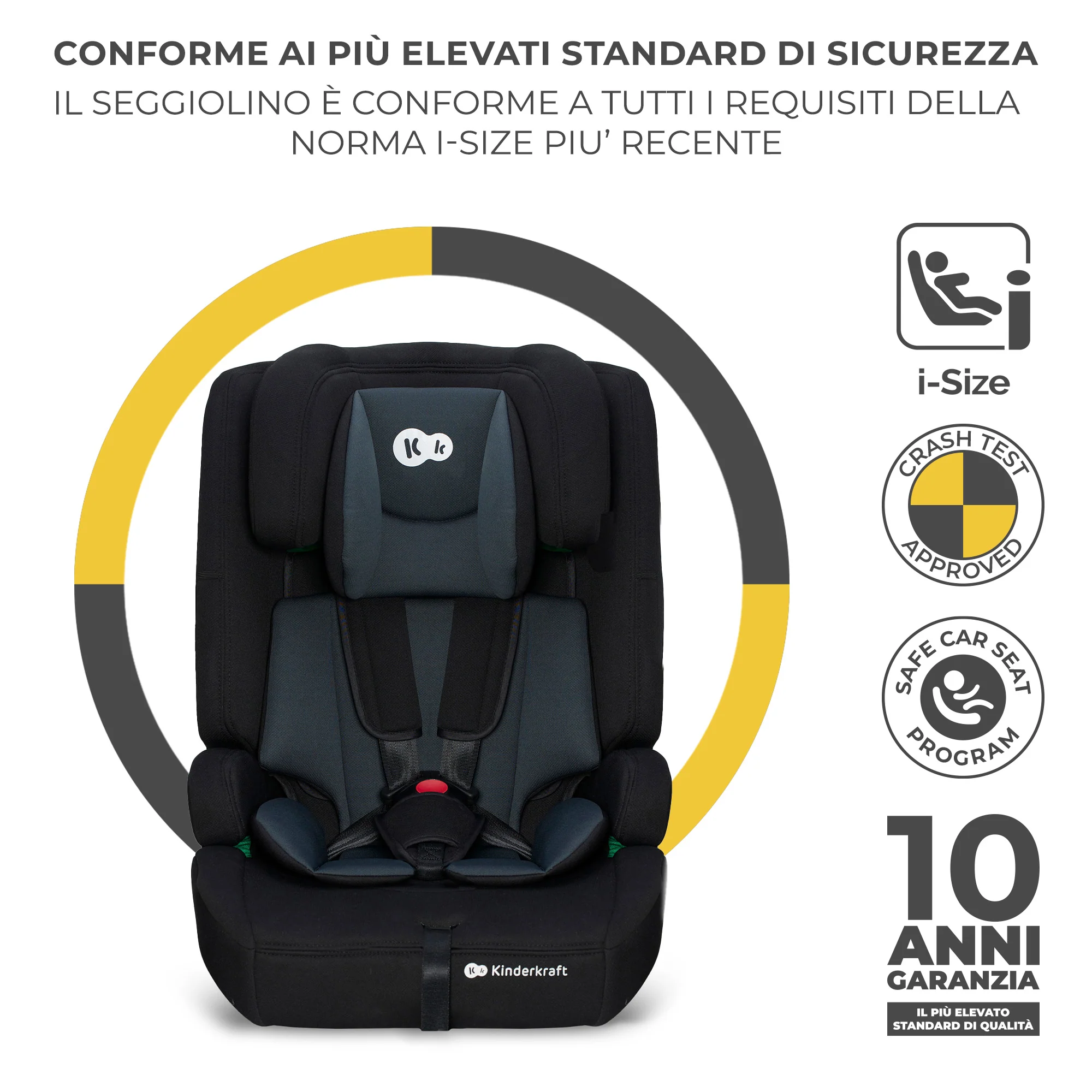 Kinderkraft Seggiolino Auto Safety Fix 2 i-Size 76-150 cm - Image 2