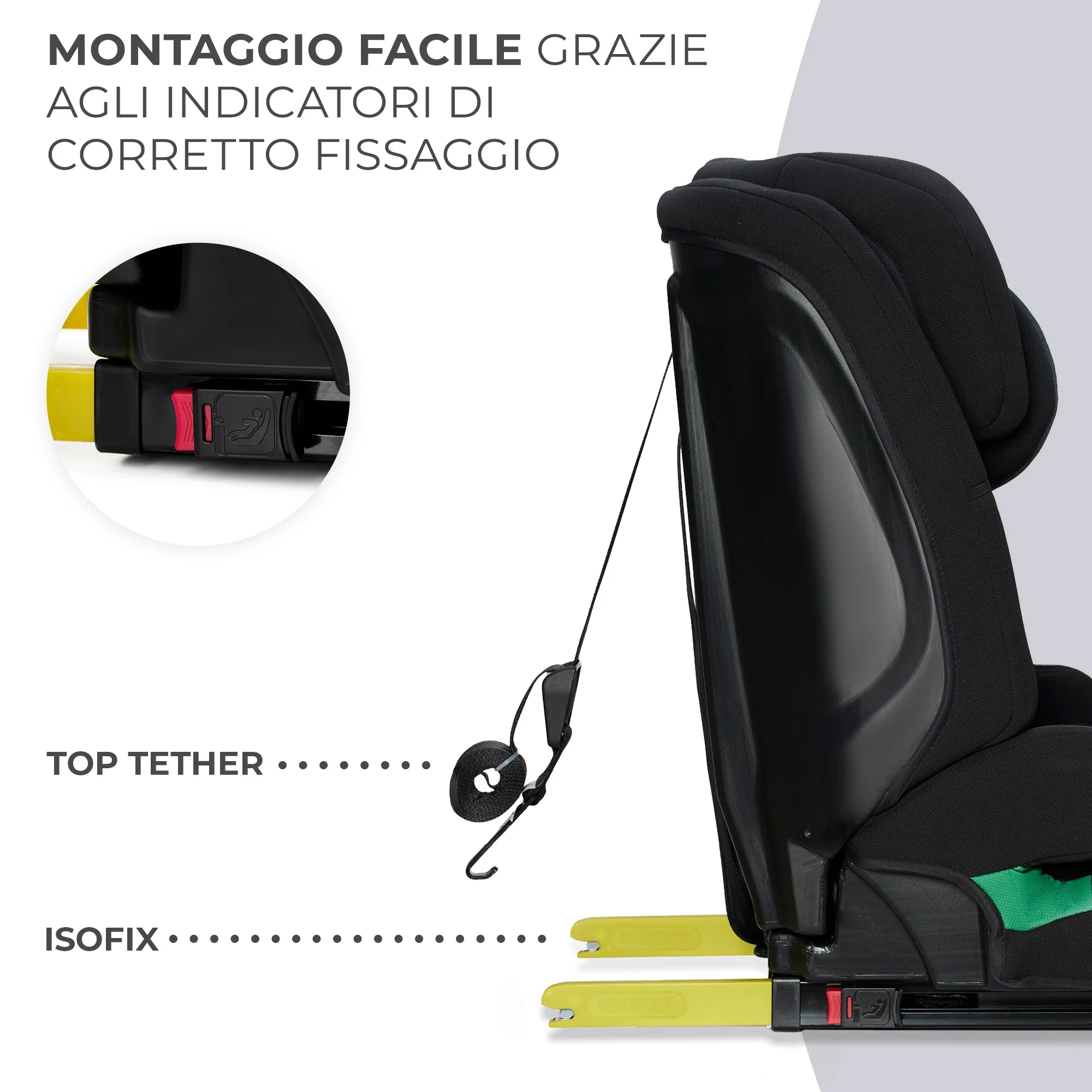 Kinderkraft Seggiolino Auto Safety Fix 2 i-Size 76-150 cm - Image 5