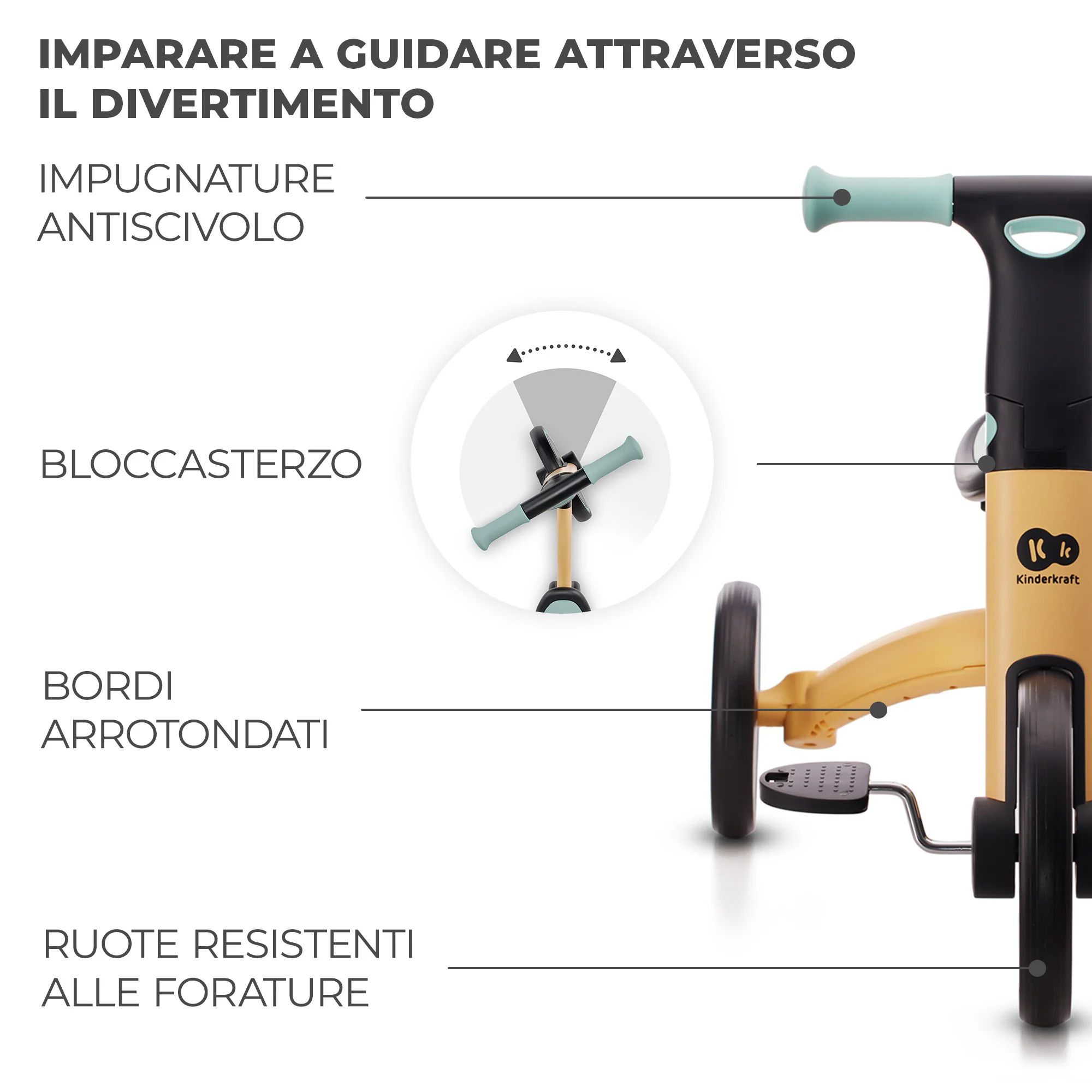 Kinderkraft Triciclo 3in1 4Trike +12 mesi - Image 15
