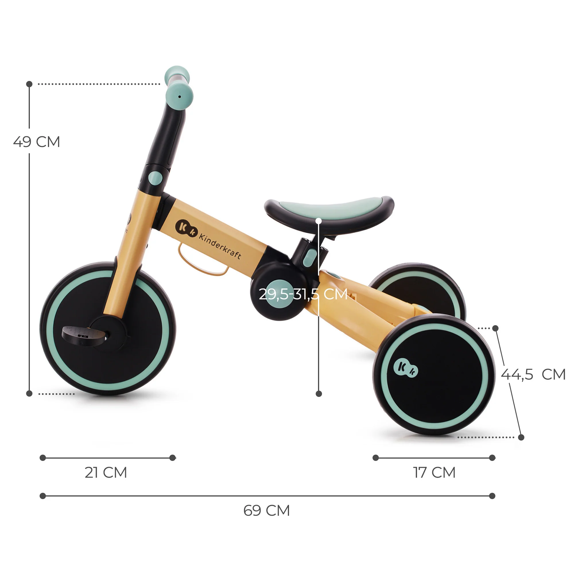Kinderkraft Triciclo 3in1 4Trike +12 mesi - Image 16
