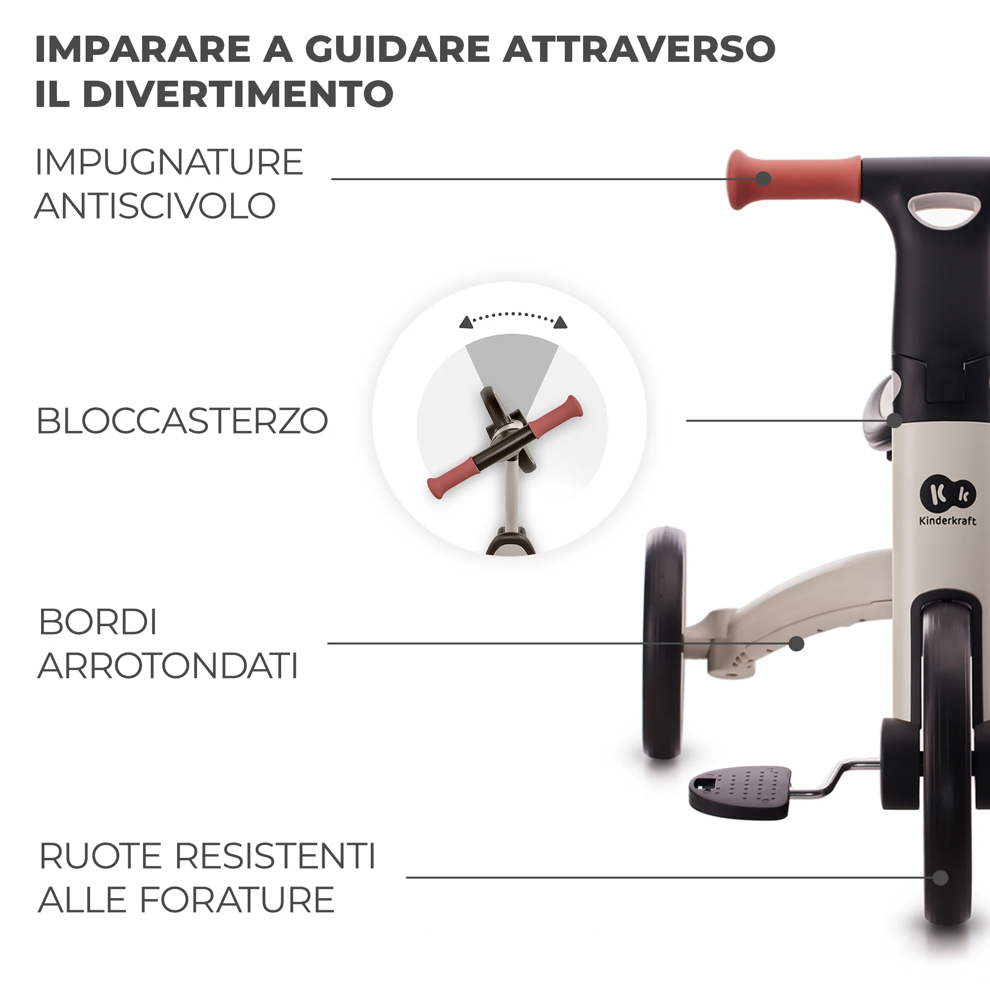 Kinderkraft Triciclo 3in1 4Trike +12 mesi - Image 7