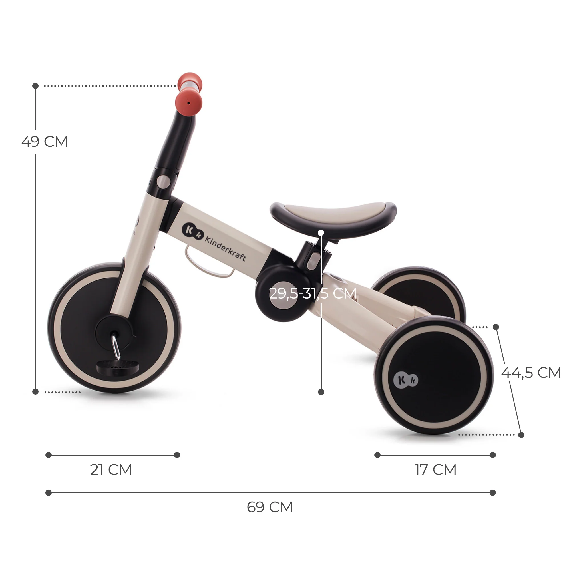 Kinderkraft Triciclo 3in1 4Trike +12 mesi - Image 8