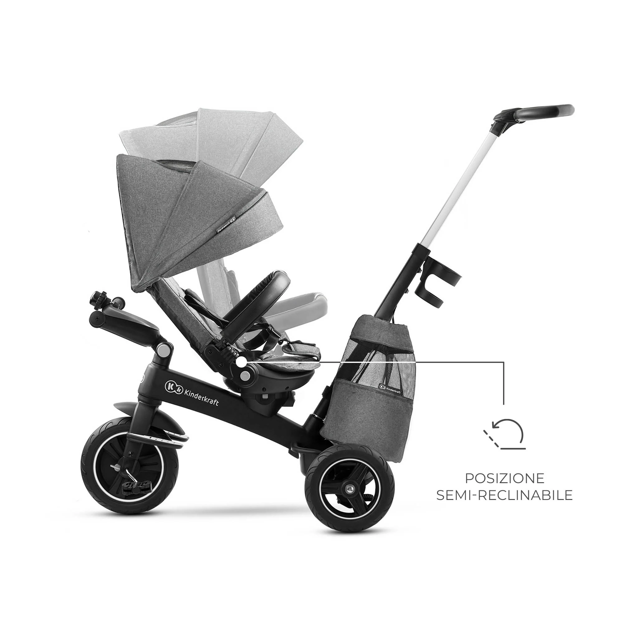 Kinderkraft Triciclo Evolutivo 5in1 Easytwist +9 mesi - Image 5