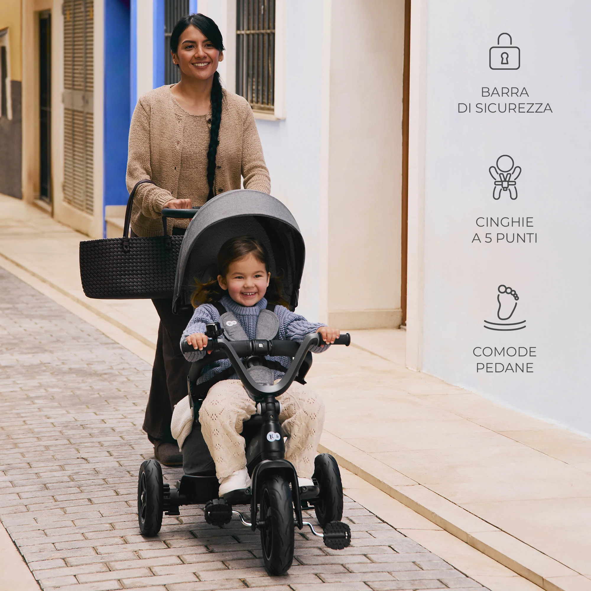 Kinderkraft Triciclo Evolutivo 5in1 Easytwist +9 mesi - Image 9