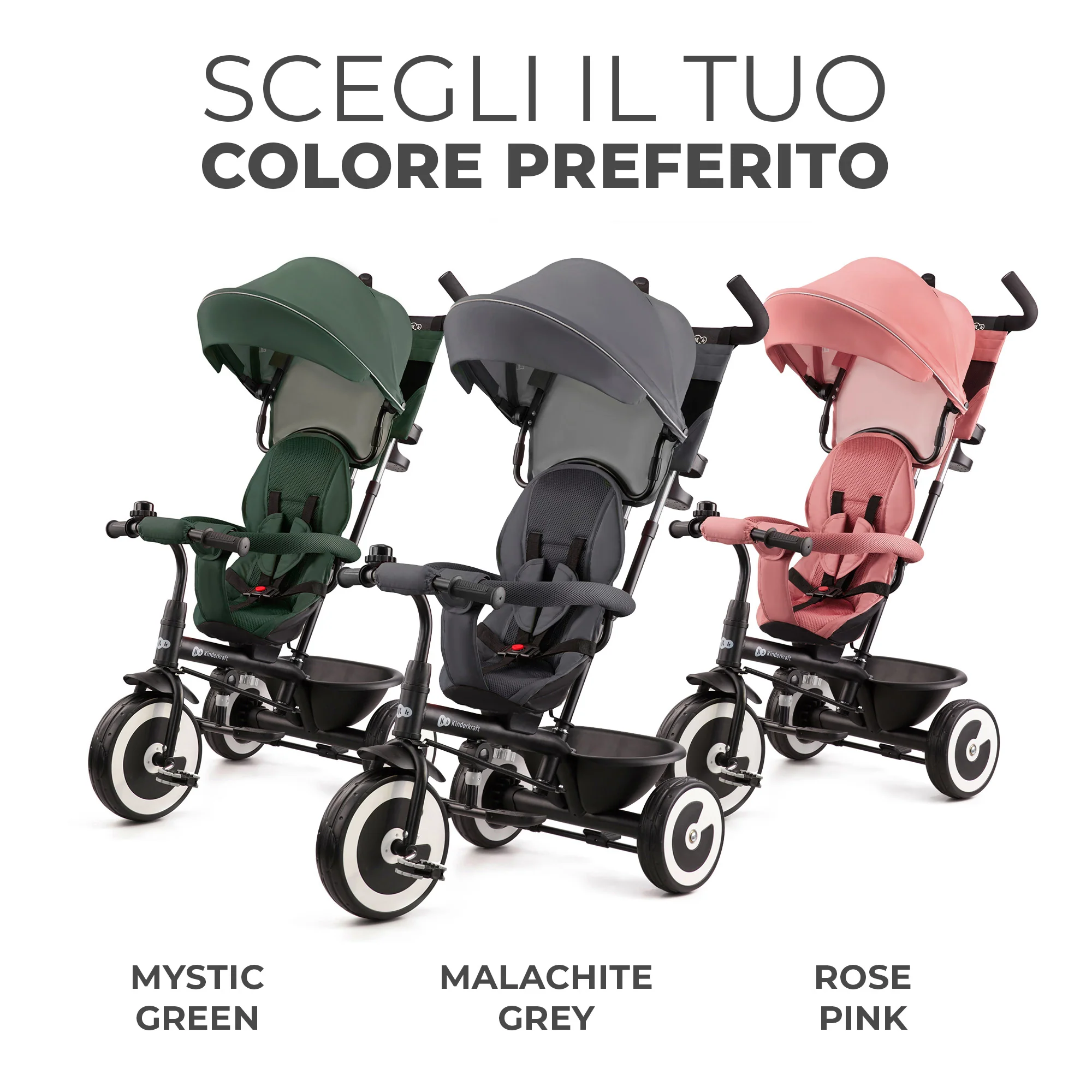 Kinderkraft Triciclo Evolutivo Aston +9 mesi - Image 15