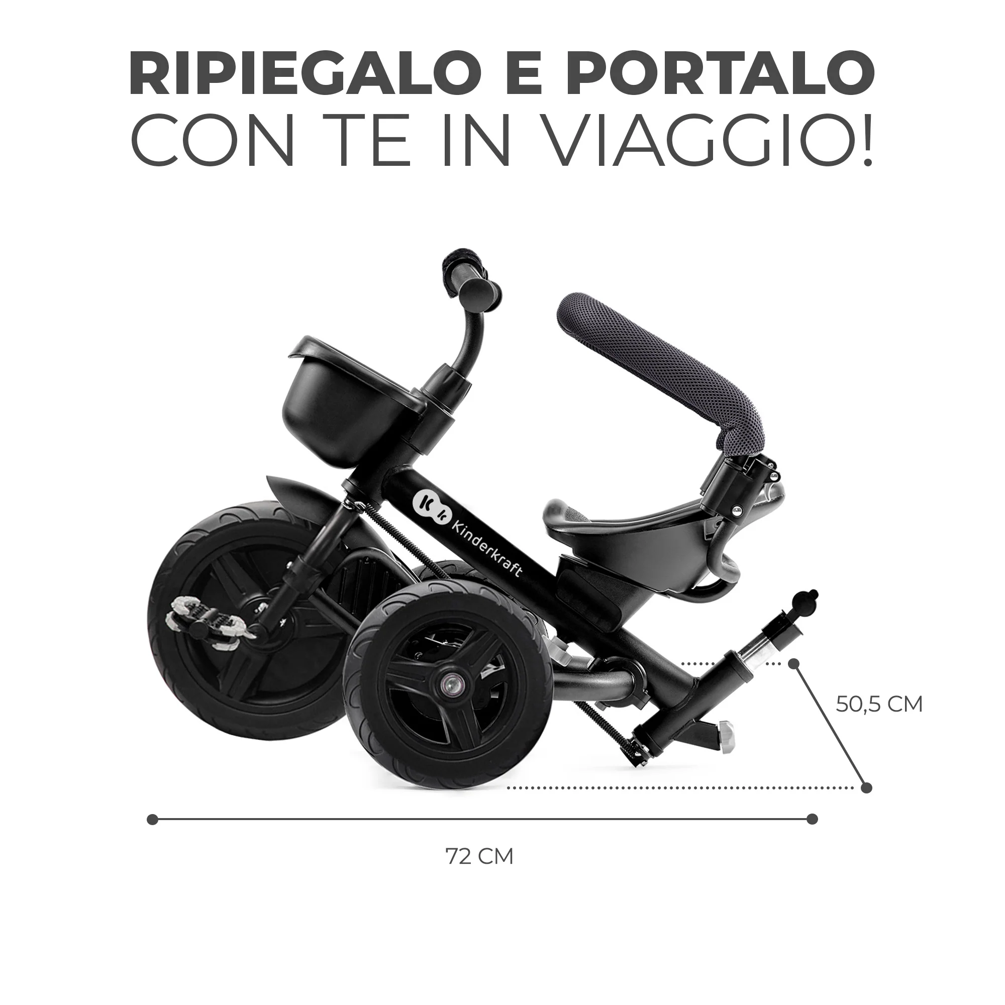 Kinderkraft Triciclo Evolutivo Aveo +9 mesi - Image 3