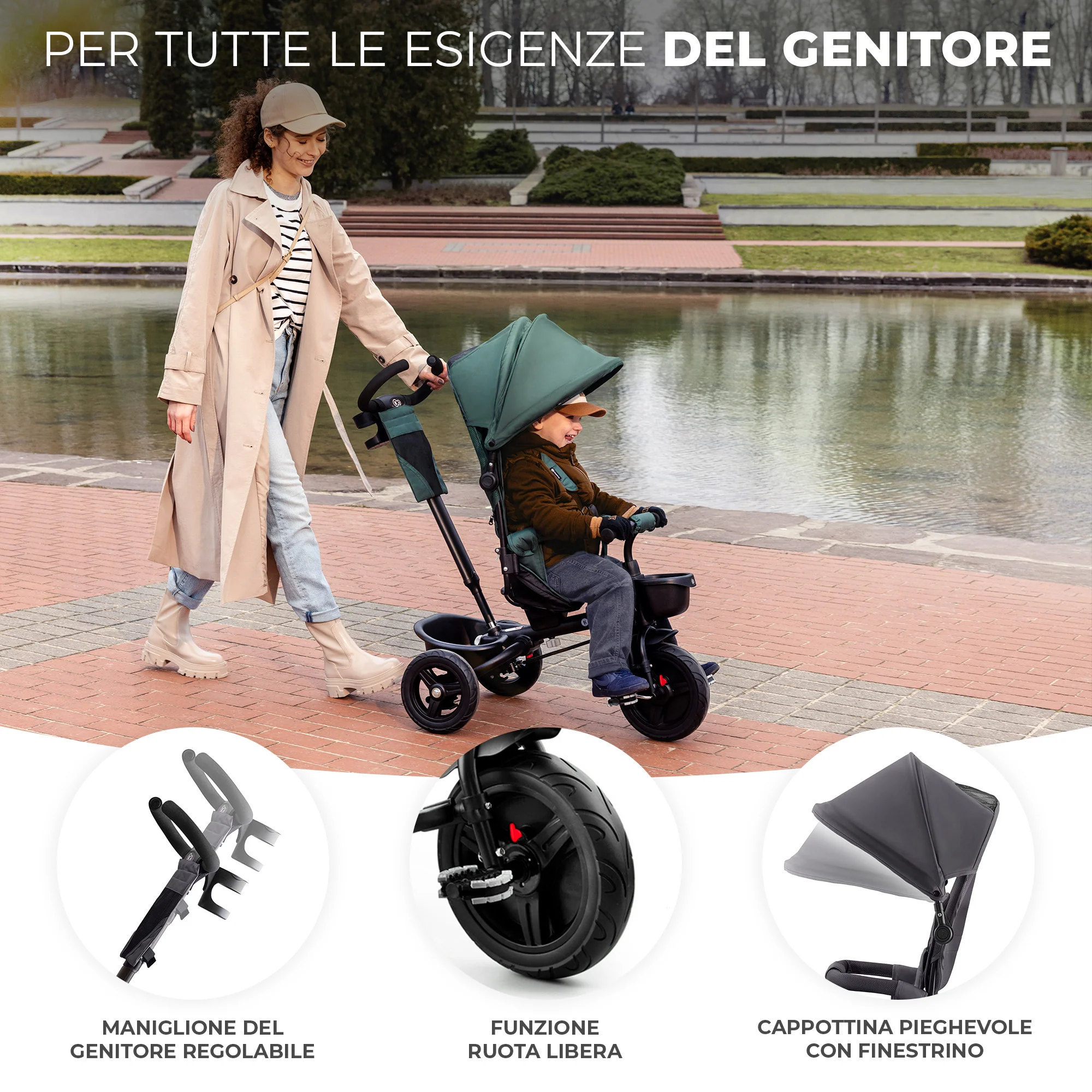 Kinderkraft Triciclo Evolutivo Aveo +9 mesi - Image 5