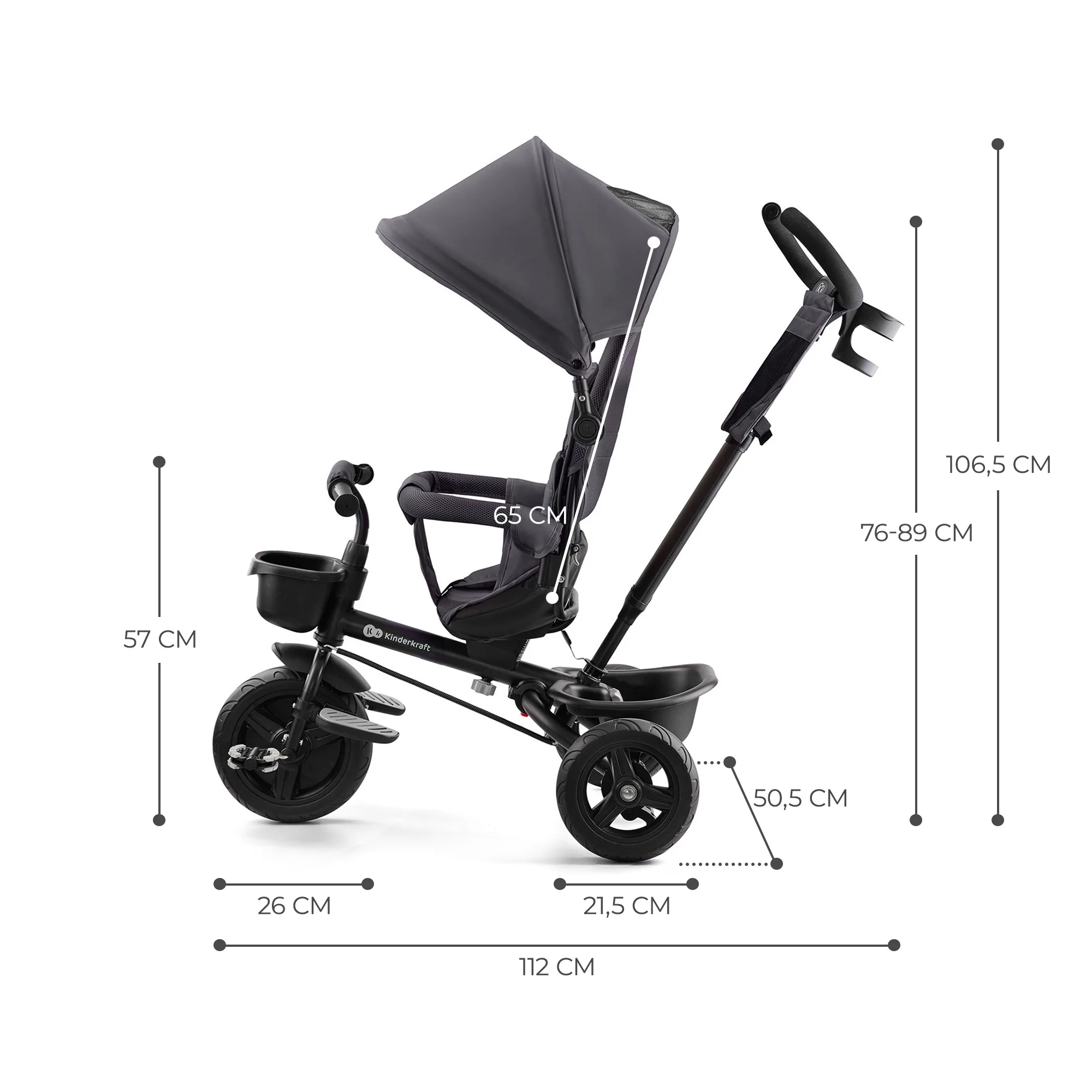 Kinderkraft Triciclo Evolutivo Aveo +9 mesi - Image 8