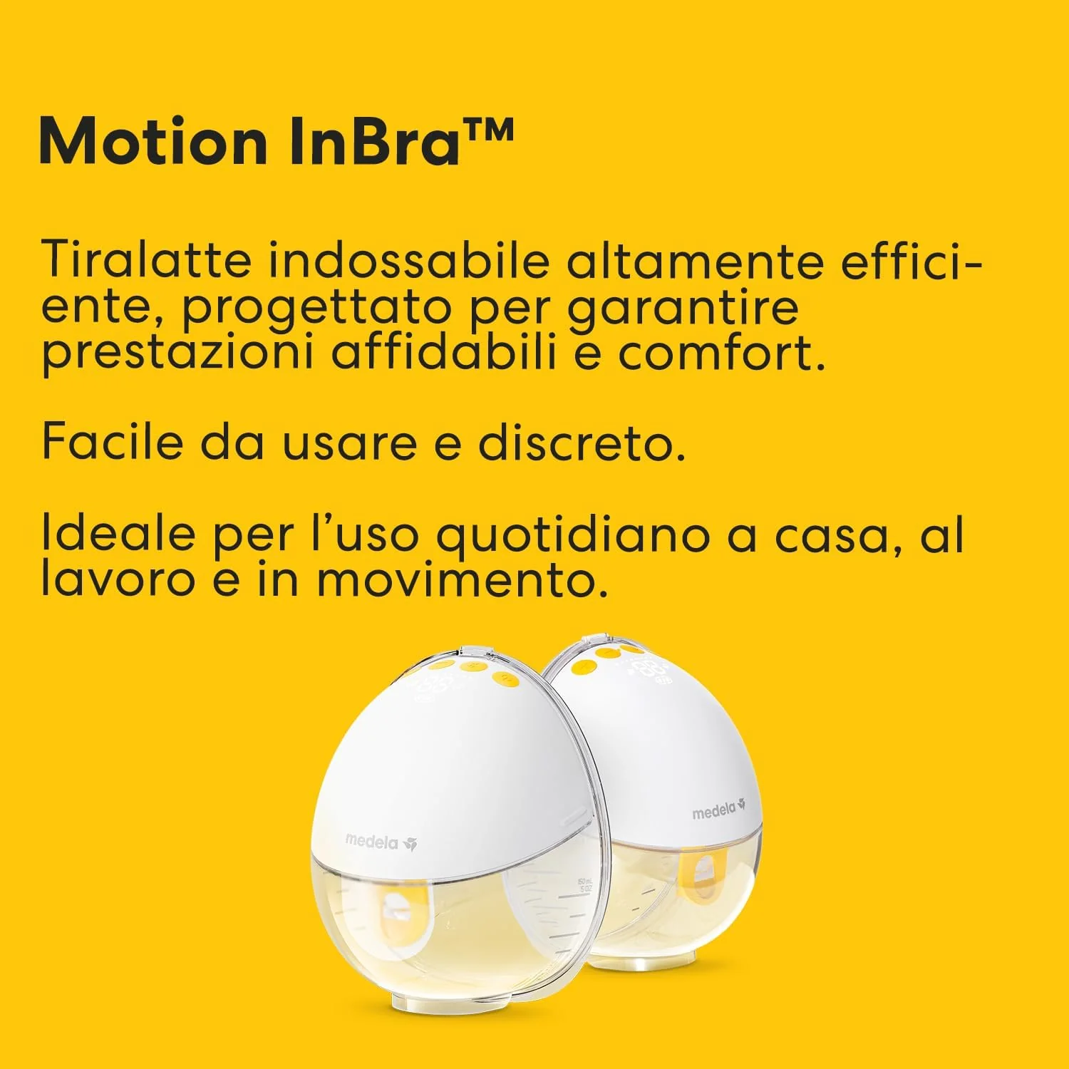 Medela Tiralatte Elettrico Indossabile Doppio Motion InBra - Image 3