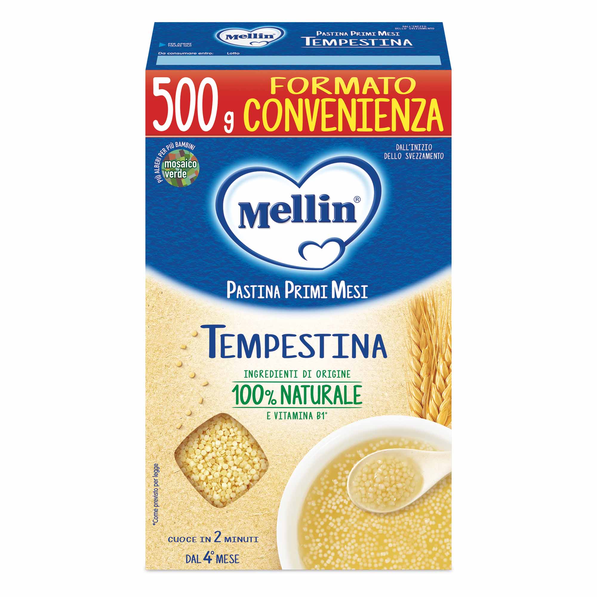 Mellin Pastina Tempestina 500 g