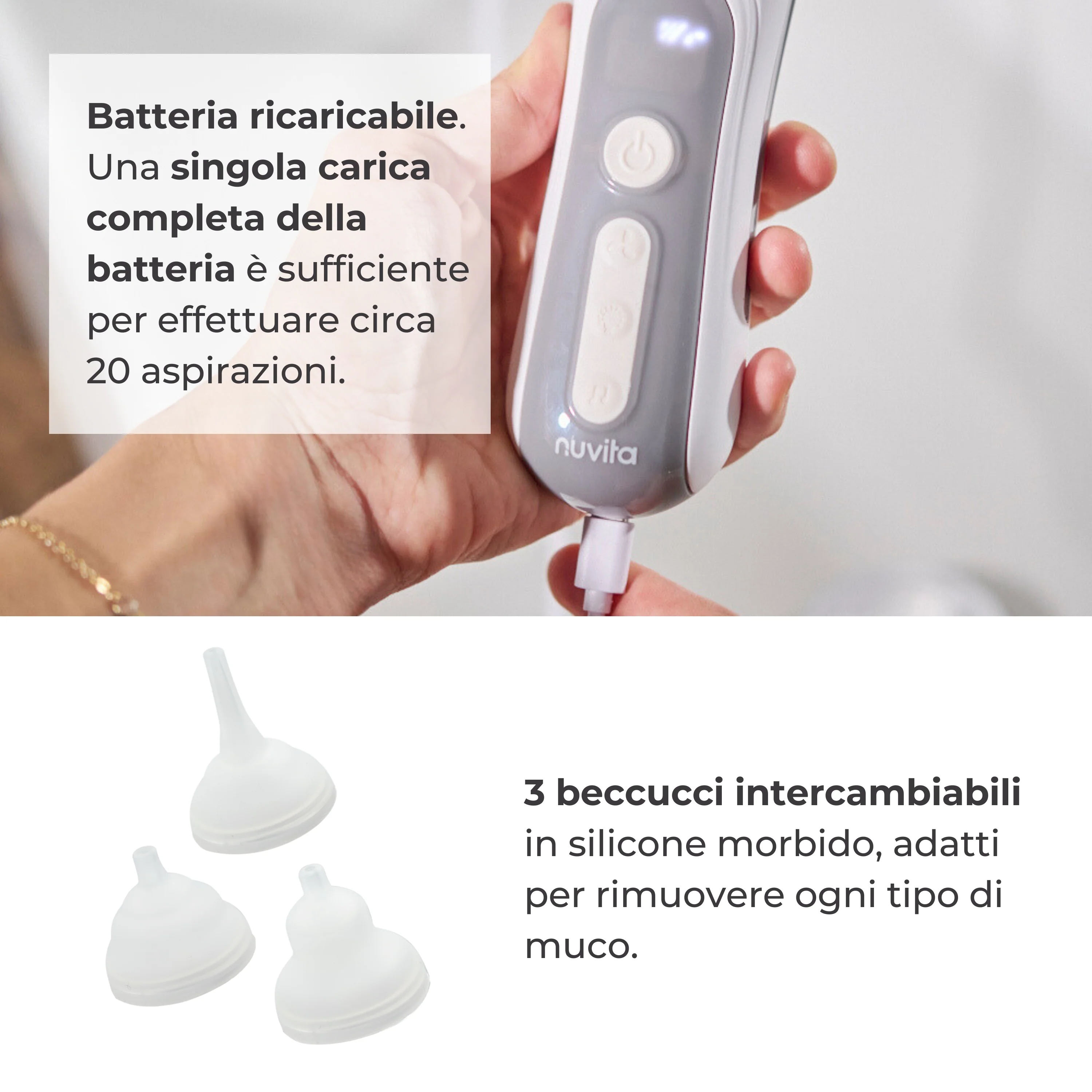 Nuvita Aspiratore Nasale Elettrico - Image 5