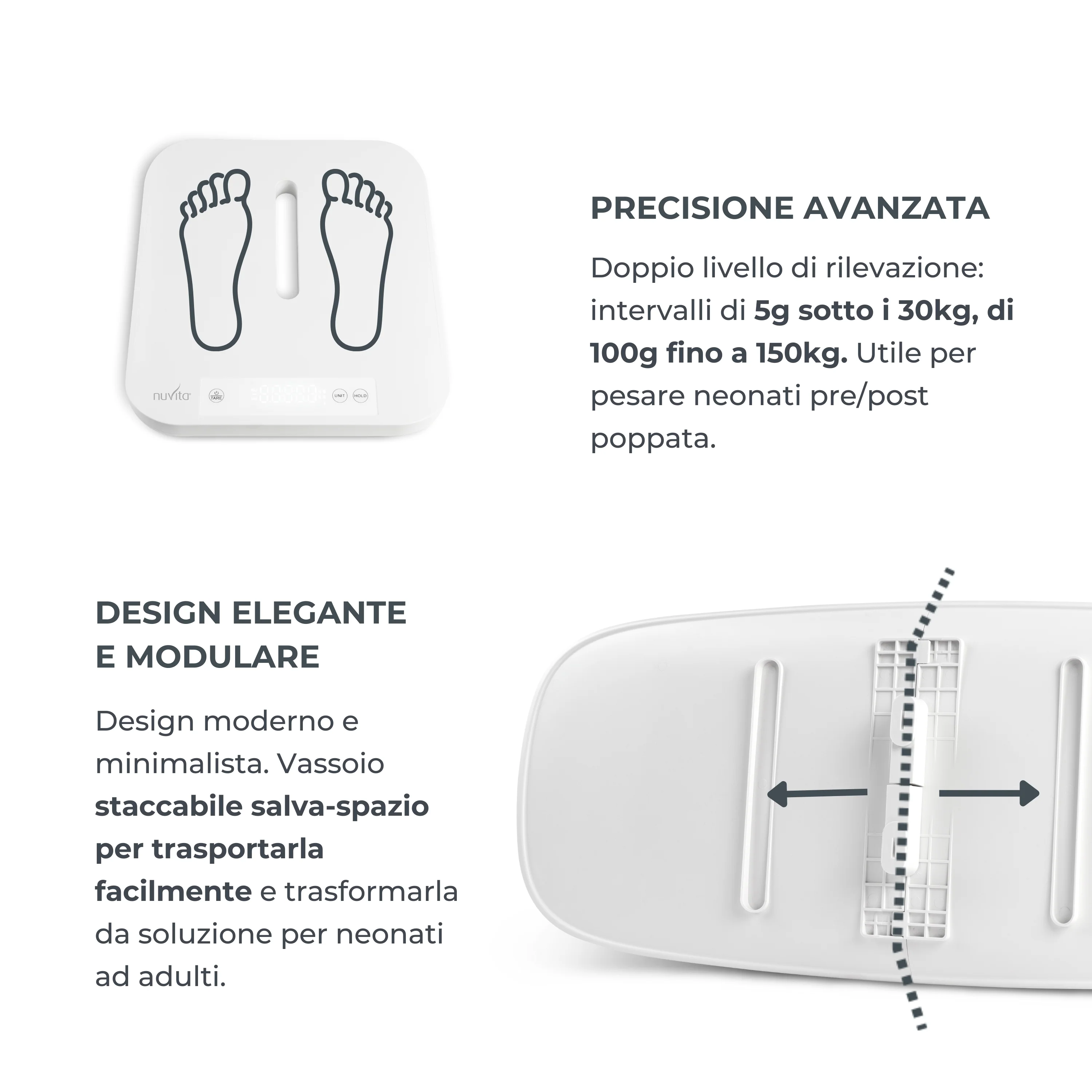 Nuvita Bilancia Smart Neonati e Gravidanza PrimiPesi Mum & Baby - Image 7